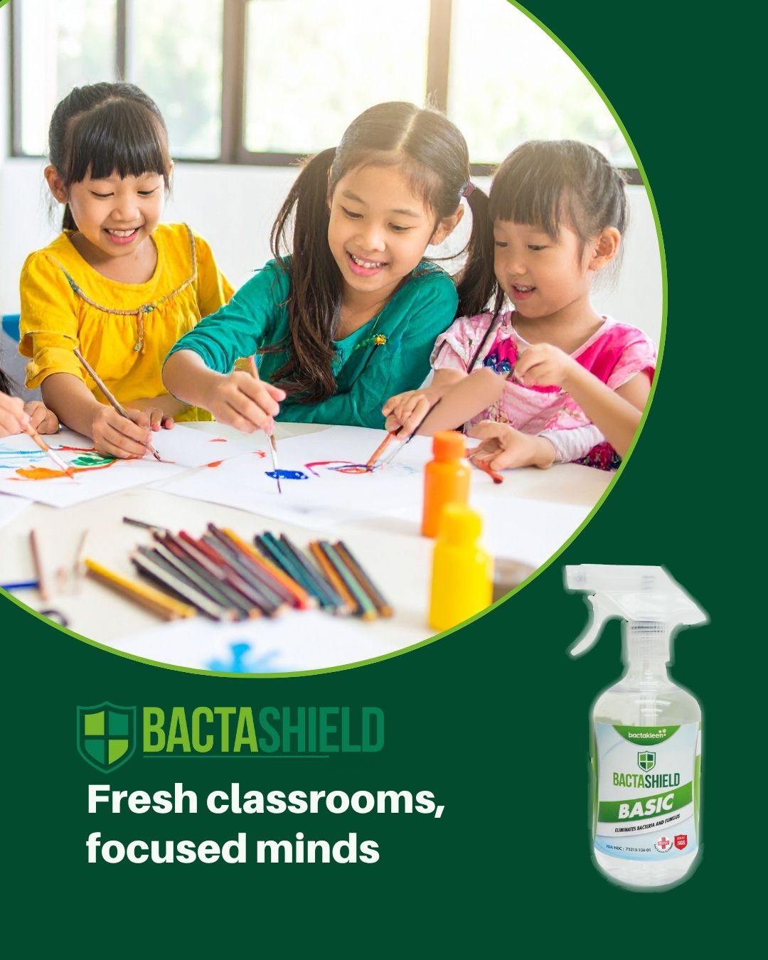Say goodbye to musty smells and lingering odors โ instantly.
BactaKleen Odor Killer refreshes classrooms, offices, and common areas in seconds.
Get yours today at https://tr.ee/iahYOV
#BactaShield #OdorControl #BactaKleen #Happyclassroom