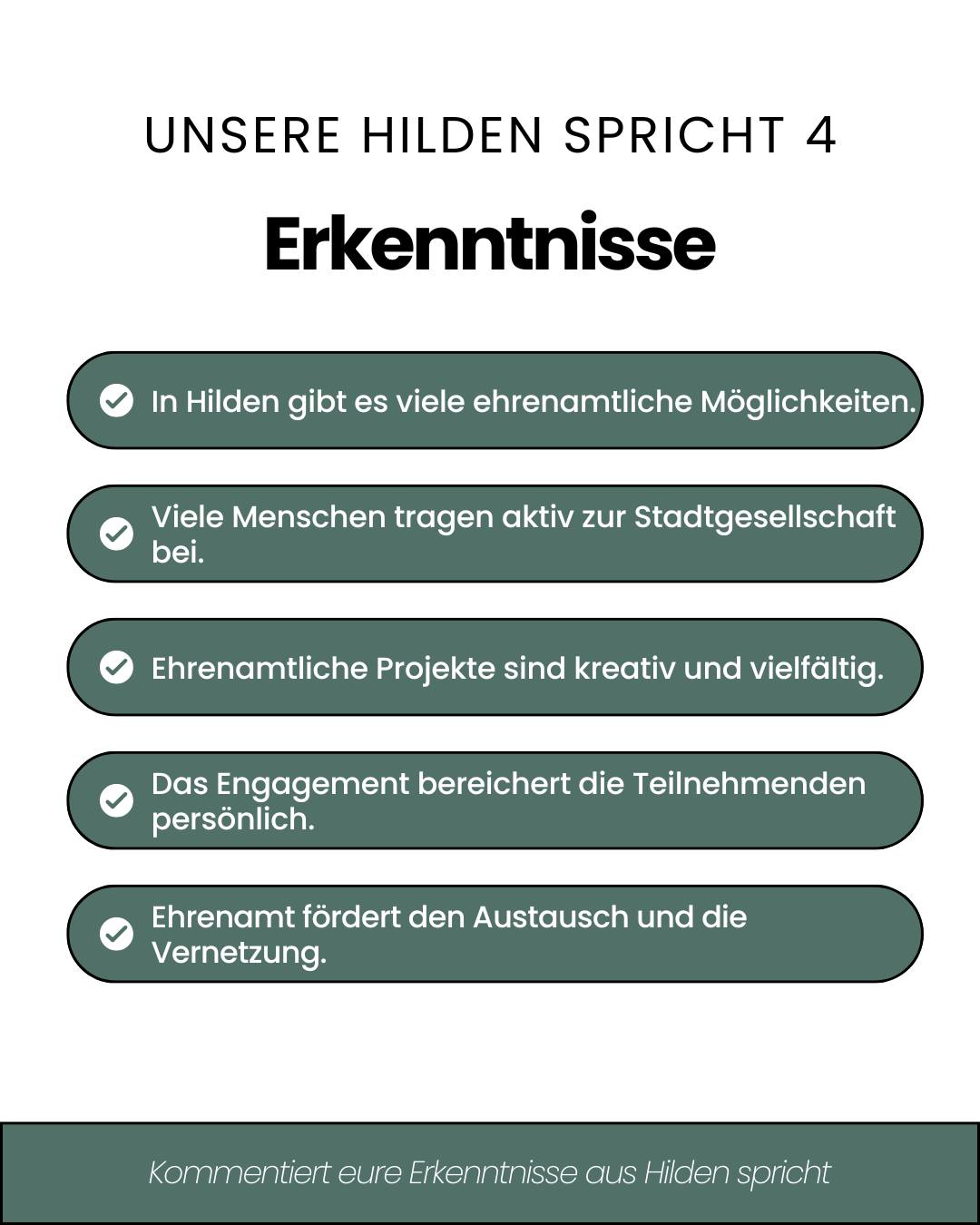 Danke an alle Teilnehmenden und Initiativen bei Hilden spricht 4! 🙏 Euer Engagement für Hilden ist inspirierend und macht einen echten Unterschied.
Jetzt seid ihr gefragt: Welche Erkenntnisse habt ihr aus der Veranstaltung mitgenommen? Kommentiert unten und teilt eure Gedanken mit uns! 💬✨
#HildenSpricht #Ehrenamt #Stadtgesellschaft #GemeinsamStark #Engagement #Hilden #VerantwortungÜbernehmen #HildenVernetzen