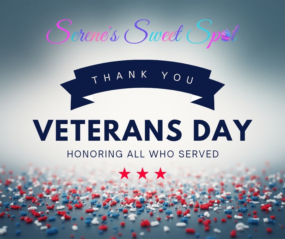 Today, we pause to honor all who have served. Your courage, sacrifice, and dedication mean so much. Your strength inspires us every day. From all of us at Serene’s Sweet Spot, thank you for your service. 🇺🇸💛
💬 Tag a veteran you’d like to honor or share a message of gratitude below. Let’s fill the comments with appreciation!
#ColumbusFoodie #LocalEats #SerenesSweetSpot #TastyTuesday #VeteransDay #614