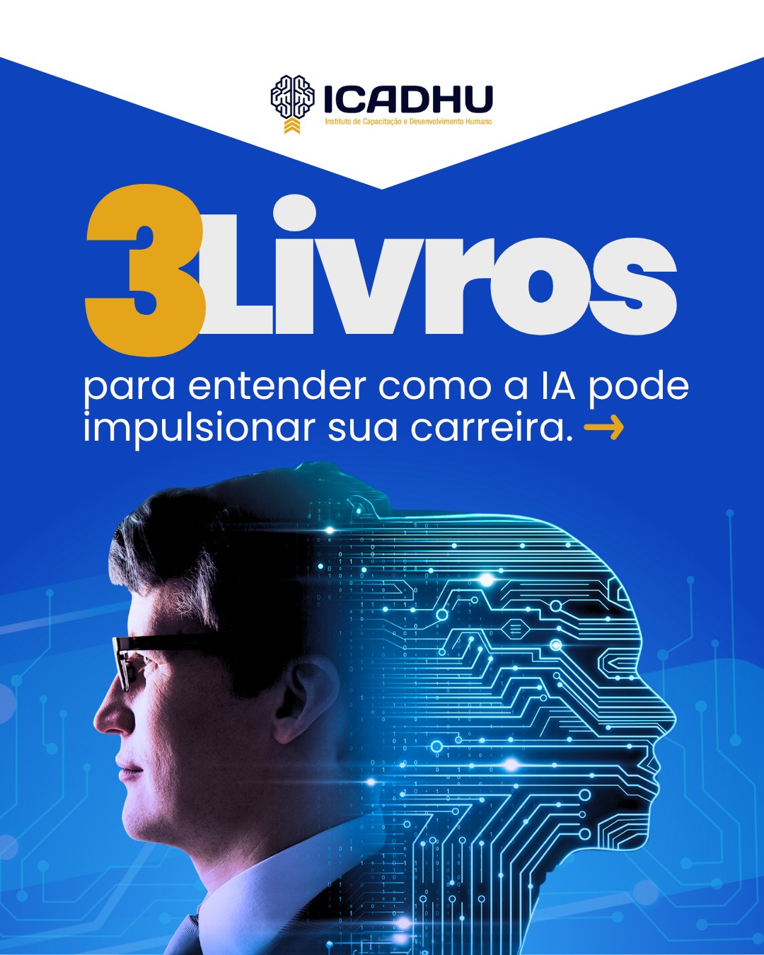 A Inteligência Artificial não é inimiga — é ferramenta.
Aprender a trabalhar com ela é o que diferencia quem teme o futuro de quem o constrói.
Essas três leituras mostram que tecnologia e humanidade caminham juntas.
📚 E você? Está preparado para evoluir com ela?
#InteligenciaArtificial #FuturoDoTrabalho #TransformaçãoDigital #DesenvolvimentoProfissional #ICADHU #VemProICADHU