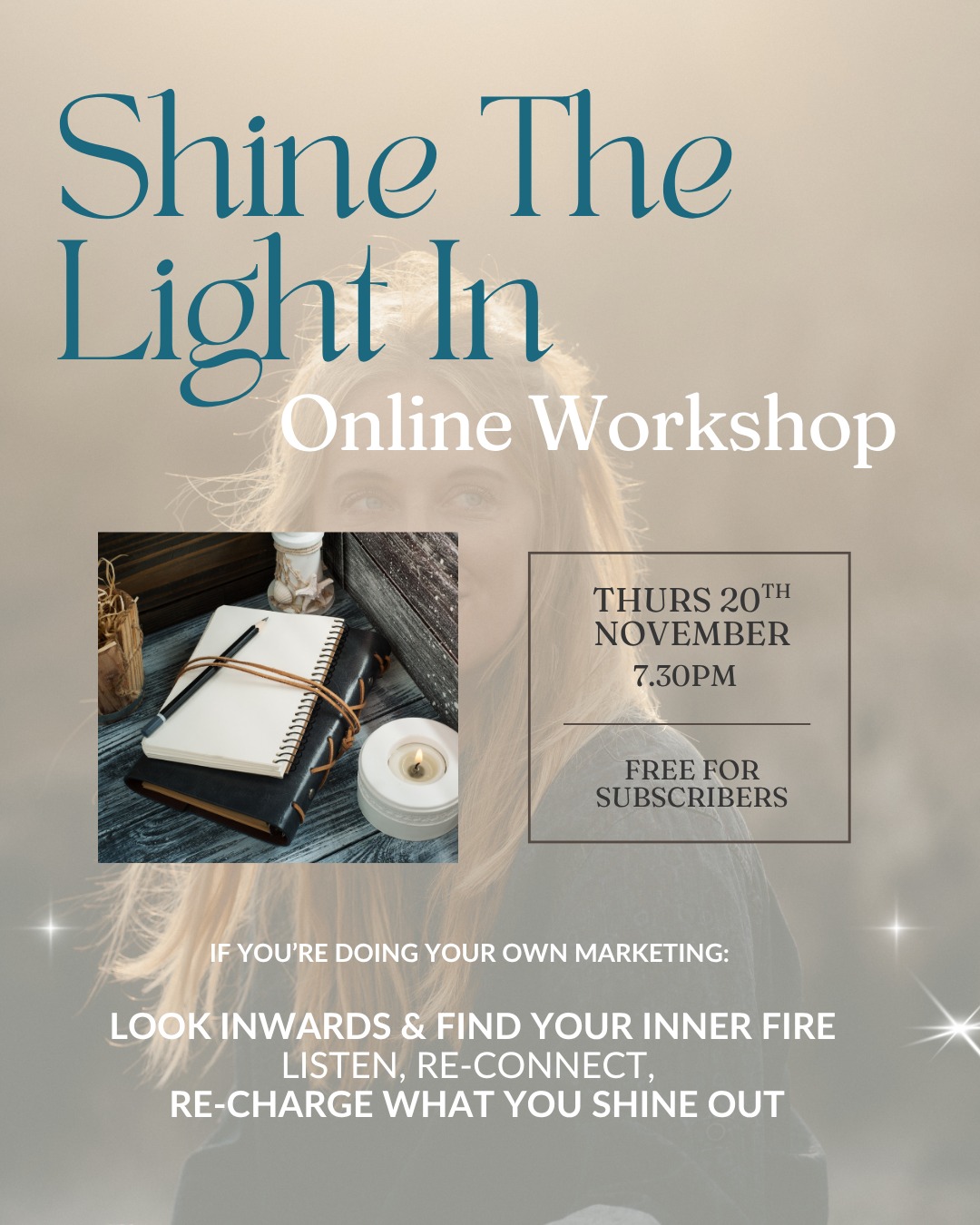 A new offering, inspired by exactly what I need right now! ✨
Is anyone else a little low on 'shining out' energy for marketing? November feels like the ideal time to regroup and look inwards. I've literally got this image of a little spark which needs stoking and nurturing, somewhere between a fire and a seed. Reset the conditions. Give it air. Give it attention.
We'll move through some breathwork and meditations together, followed by some journal prompts designed to bring you clarity about what your community most needs to hear right now. You already know the answers, we just need to create the conditions to tap in again.
There will also have a short opportunity to share within the space...
In this session I'll also be opening invitations for my winter SHARE circles, a held and nurturing space to both share with each other, and plan what we share outwards in our marketing over these darker months.
To sign up, visit the link in my bio (you can also register to have the workshop sent to you if you can't make it live). Cannot WAIT to see you in there xxx
#intuitive #energeticmarketing #selfawareness #heartledbusiness #wintermarketingideas #christmasmarketingideas #smallbusinessmarketing #freelancer #selfemployed #smallbiz #womeninbusiness #wellnessbusiness #retreatbusiness #yogabusiness #inspiration #sharingcircle #marketingworkshop #marketingcoach #ethicalmarketing #marketingmindset