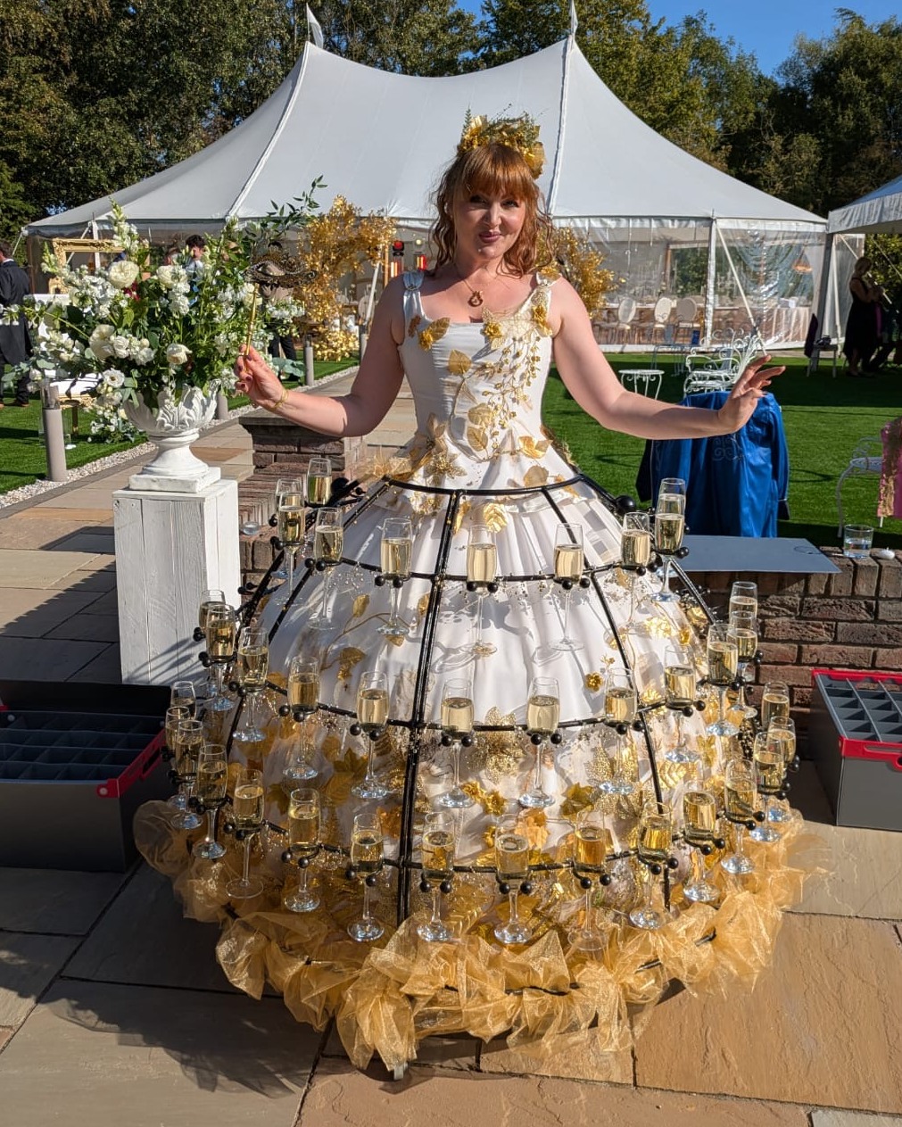 ✨ Bridgerton dreams brought to life! ✨
We feel so lucky to work in an industry where our inner nerds can run wild. This Bridgerton-themed event was an absolute dream:
💃 Guests went all out in their stunning costumes
🕺 Incredible dancers taught everyone the classic Regency dances
🍸 Gorgeous gold-themed cocktails and décor that were nothing short of magical
It was truly the stuff of dreams, and we loved every second of it!