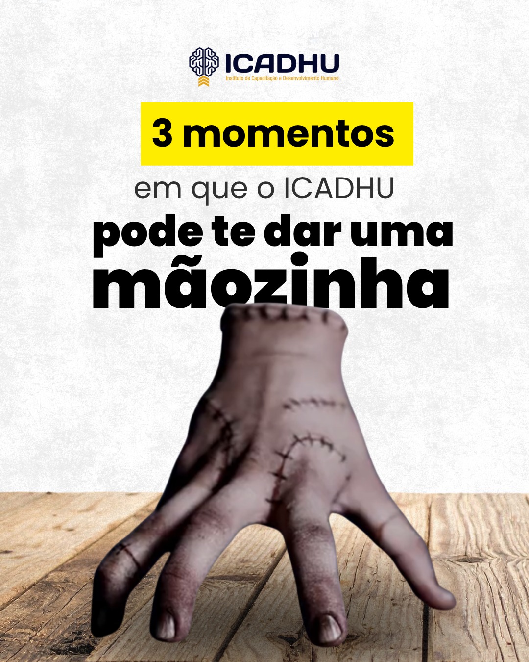 Toda empresa passa por desafios. A diferença está em como reage a eles.
Nós ajudamos você a transformar obstáculos em oportunidades com treinamentos estratégicos e personalizados.
👉 Descubra como o ICADHU pode dar uma “mãozinha” para o seu negócio crescer.
#TreinamentoCorporativo #GestãoDePessoas #PerformanceEmpresarial #ICADHU #VemProICADHU