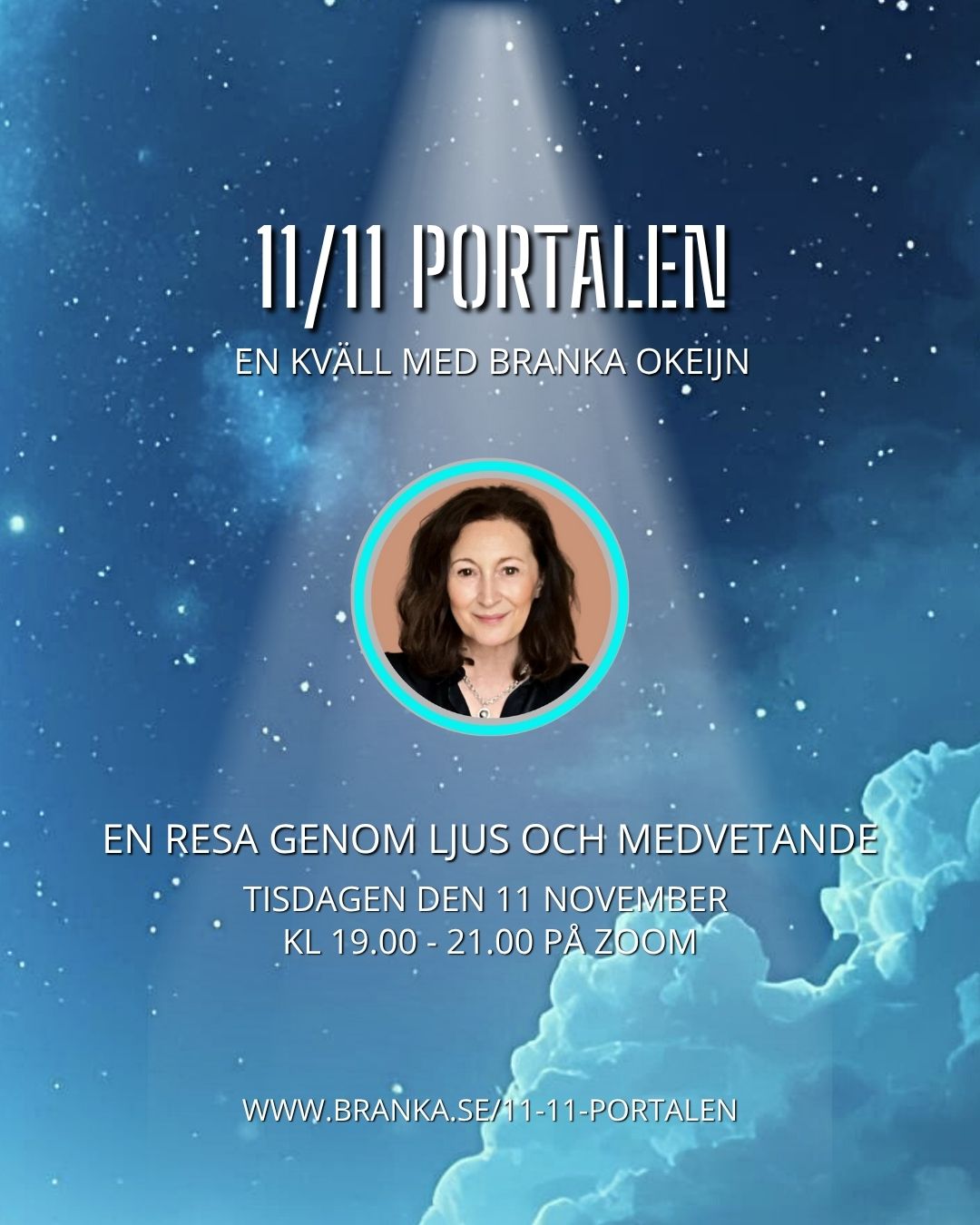 Det finns tider då universum talar lite tydligare till oss och just nu är en sån tid. Vi står i ett kosmisk passage som öppnar dörren mot nästa fas av vår resa. Det här är inte ännu en dag på kalendern. Det är en aktivering av vår framtid, en inbjudan att komma i kontakt med vårt autentiska jag och kliva in i den energi som kommer att prägla 2026.
Om livet under en tid har prövat dig, tänjt på dina gränser eller väckt frågor du inte längre kan blunda för, så är det nu allt börjar komma på plats. Trycket du känt håller på att förvandlas till kraft. Det du trodde var hinder, som skapade motstånd i energin har i själva verket varit en förberedelse. Portalöppningen, som redan känns av, hjälper dig att komma i samklang med ditt högre jag, så att du kan möta 2026 med klarhet, mod och balans. Energin rör sig snabbt, inte för att stressa dig, utan för att synkronisera dig med din själs nästa nivå.
11-11 portalen påminner dig om att du inte behöver ”bli någon”. Det handlar snarare om få kontakt med den delen av dig som vet vem du är och alltid har varit. De delar av dig som legat dolda under ansvar, anpassning och gamla mönster, de är redo att komma fram. Den här portalen är en förberedelse för att leva ditt liv inifrån och ut i närvaro och tillit.
Jag vill därför öppna dörren till en magisk kväll tisdagen den 11/11, en stund där vi tillsammans utforskar de starka energier som nu rör sig och vad de betyder för dig på ett personligt plan. Det här är en kväll för dig som vill stå i samklang med de kosmiska flödena, höja din frekvens och låta 2025 sluta i klarhet, kraft och tillit till den större planen.
Varmt välkommen att vara med, online via Zoom.
Branka
LIVE - Tisdagen den 11 november via Zoom
Kl 19.00 - 21.00
REPRISLÄNK skickas ut dagen därpå och gäller i 7 dagar.
Deltagaravgift: 300kr
Anmälan: www.branka.se/11-11-portalen
Länk i profil @brankaokeijn