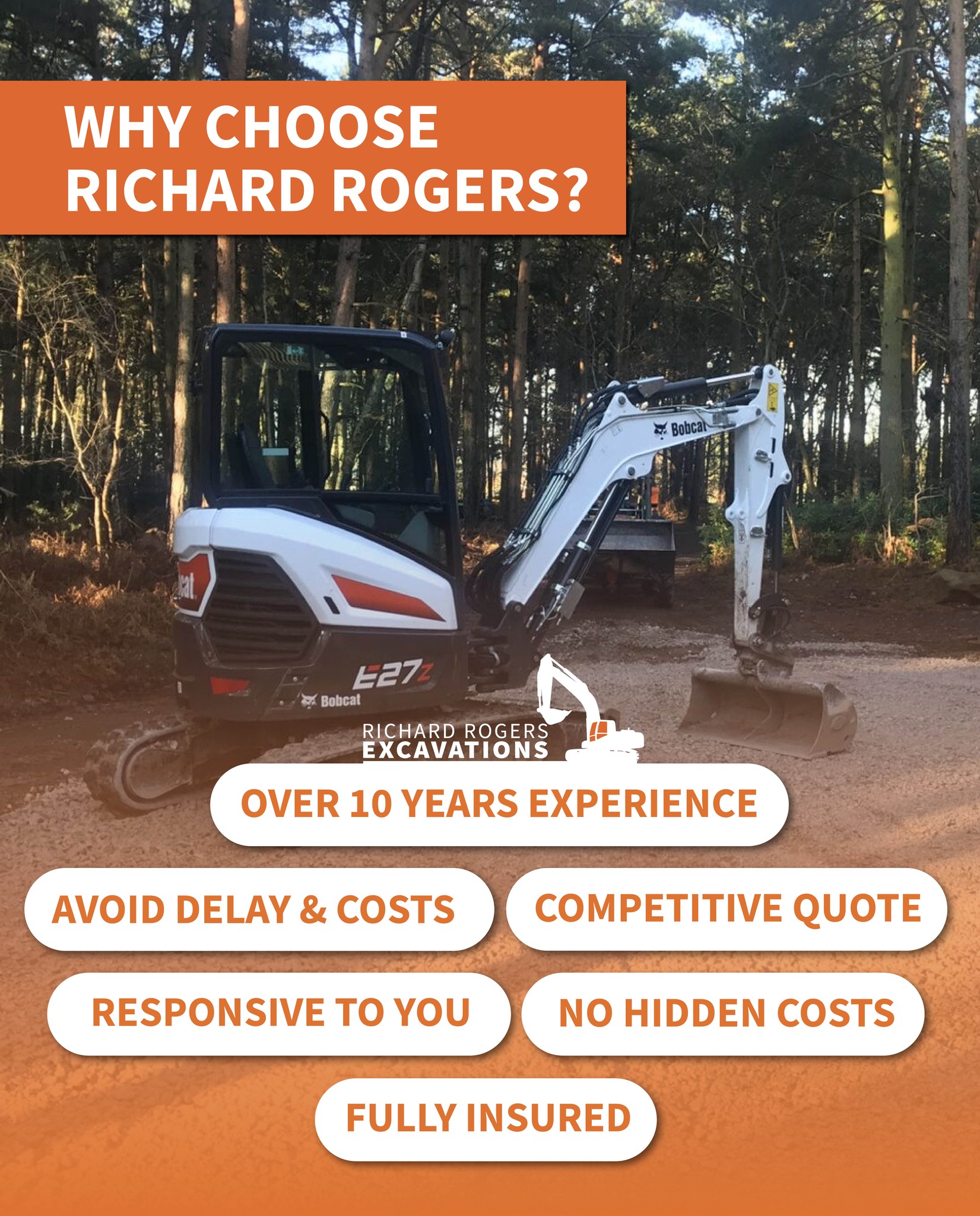 ๐ช Why Choose Us? Because We Dig Deeper. ๐
From mini digger hire in Liverpool to full excavation and landscaping projects across Merseyside, Chester & the Wirral - weโre your one-stop groundworks solution.
Hereโs what sets us apart ๐
โ
No hidden costs โ upfront pricing with full transparency
๐ท Competitive quotes โ fixed to your exact project specs
โ๏ธ No delays โ efficient planning to save you time and money
๐ Responsive service โ we handle the legwork so you donโt have to
๐๏ธ 10+ years of experience โ trusted expertise on every job
๐ก๏ธ Fully insured โ complete peace of mind from start to finish
Big or small, domestic or commercial - weโve got the equipment, experience, and team to get it done right.
#Groundworks #ExcavationExperts #Merseyside #Cheshire #ConstructionServices #PlantHire #TrustedProfessionals #richardrogers #wirral