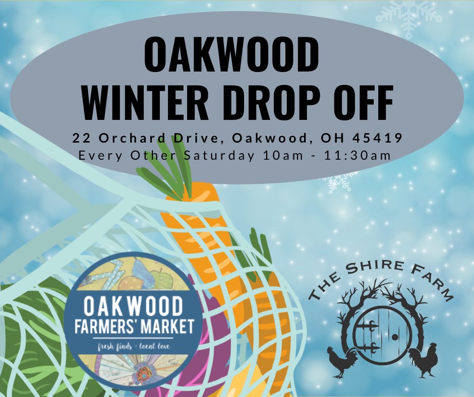 Hey Oakwood! 👋
We’ll be in town this Saturday for our Winter Drop-Off! ❄️
🐓 Fresh eggs
🥓 Non-Gmo pork
💚 All the Shire Farm goodness you love
📅 Get your orders in by Friday night!
See you soon!
#ShireFarm #OakwoodDropOff #LocalFarmLove