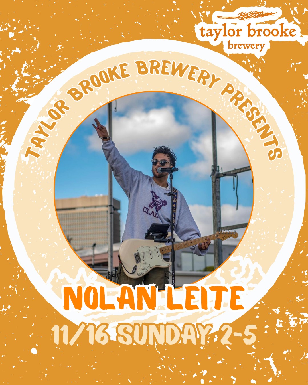 Come hang out with us and Nolan Leite πΆ
Playing the Taylor Brooke stage from 2pm-5pm. Free and open to the public.
π΄ Grab something tasty from @macks_catering, serving from 12pmβ4pm β the perfect pairing for your pint.
Cheers to Sunday Funday π»
#taylorbrookebrewery #ctlivemusic #youbetyourbippy #brewerylife #foodtrailer #quietcornerct #woodstockct #discoverputnam #discovercentralmass #bostondotcom #rhodyeats #connecticutfoodie #bridgewaterma #worcesterma #westchesternyeats