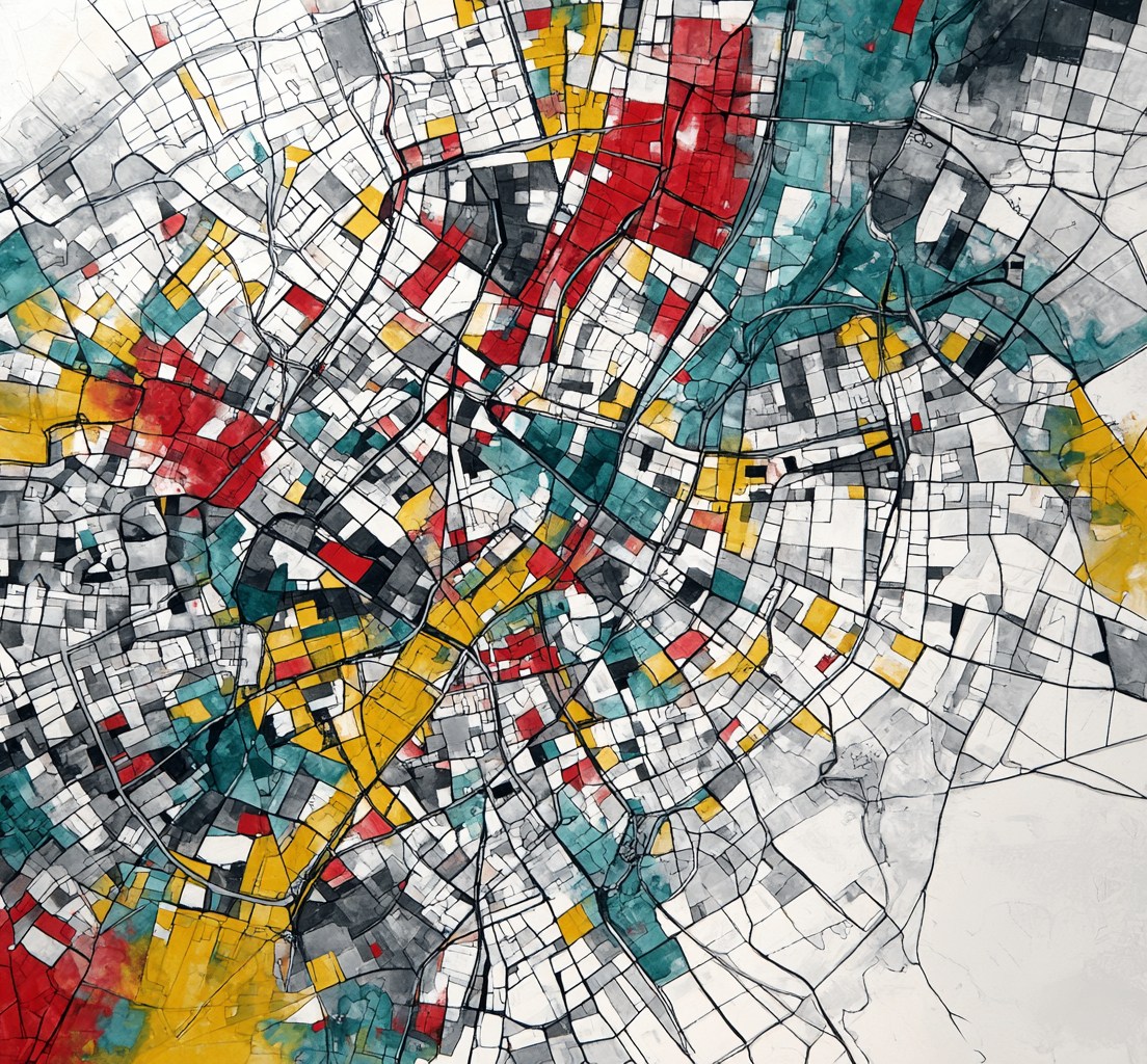 Anything can inspire you towards making Art...even a map can become an inspiration...
Join our abstract art classes on Drishyakala Academy.
Call : 6282033996