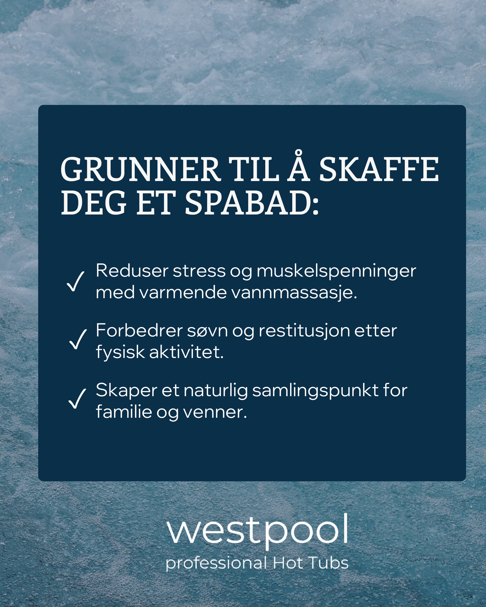 ❄️Gjør deg klar for vinterens beste investering – se modeller og kampanjer på westpool.no.