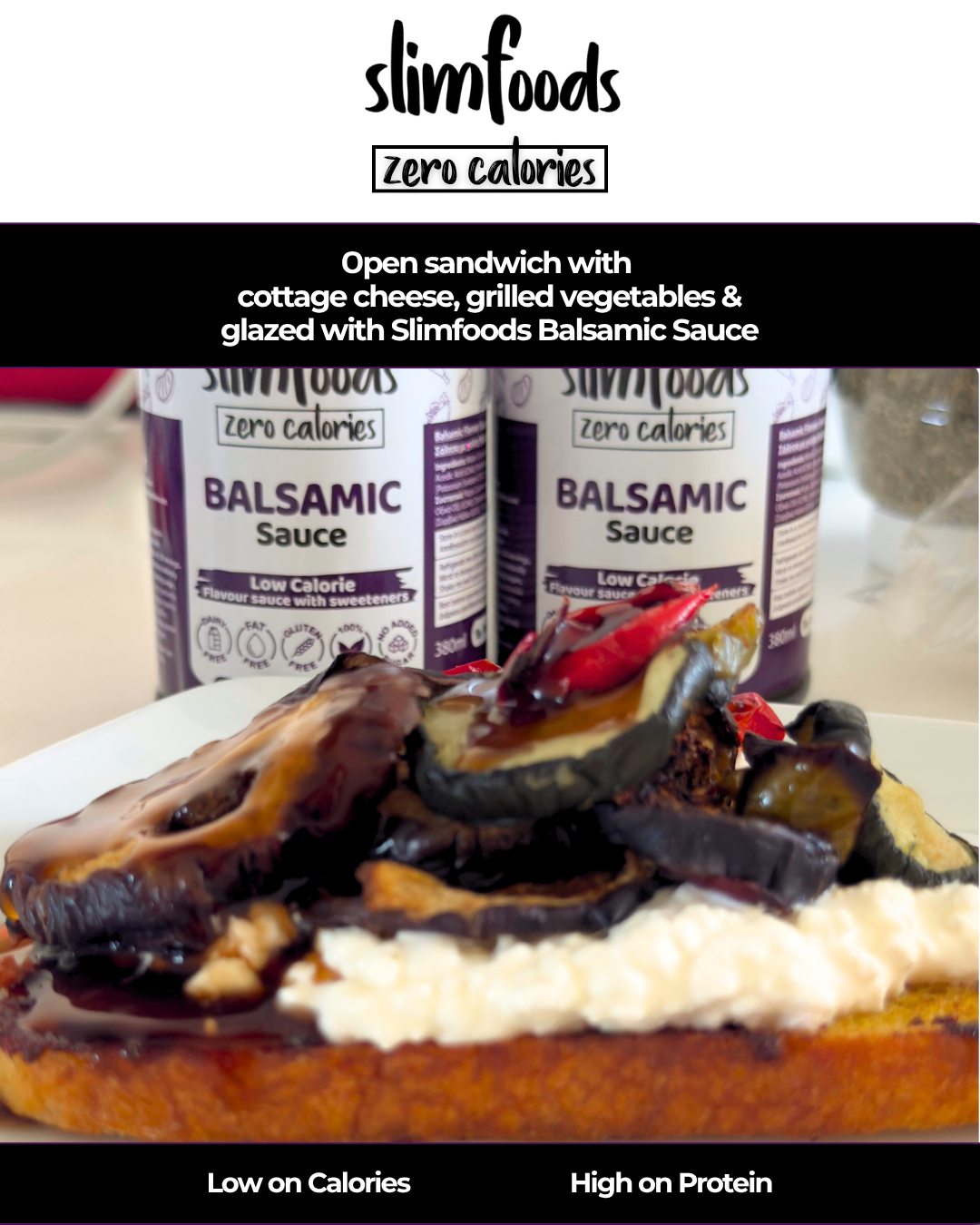 For homemade brunch we recommend open sandwich with cottage cheese, grilled vegetables & glazed with our new Slimfoods Balsamic Sauce 💜
Low on calories - High on protein- Amazing taste..The perfect recipe for a Sunday well spent.😎
🛍 Shop now ➡️
🌐https://www.anmatto.store/
#slimfoodsonline #syrups #sauces #balsamicvinegar #nocalories #cyprusbrunch