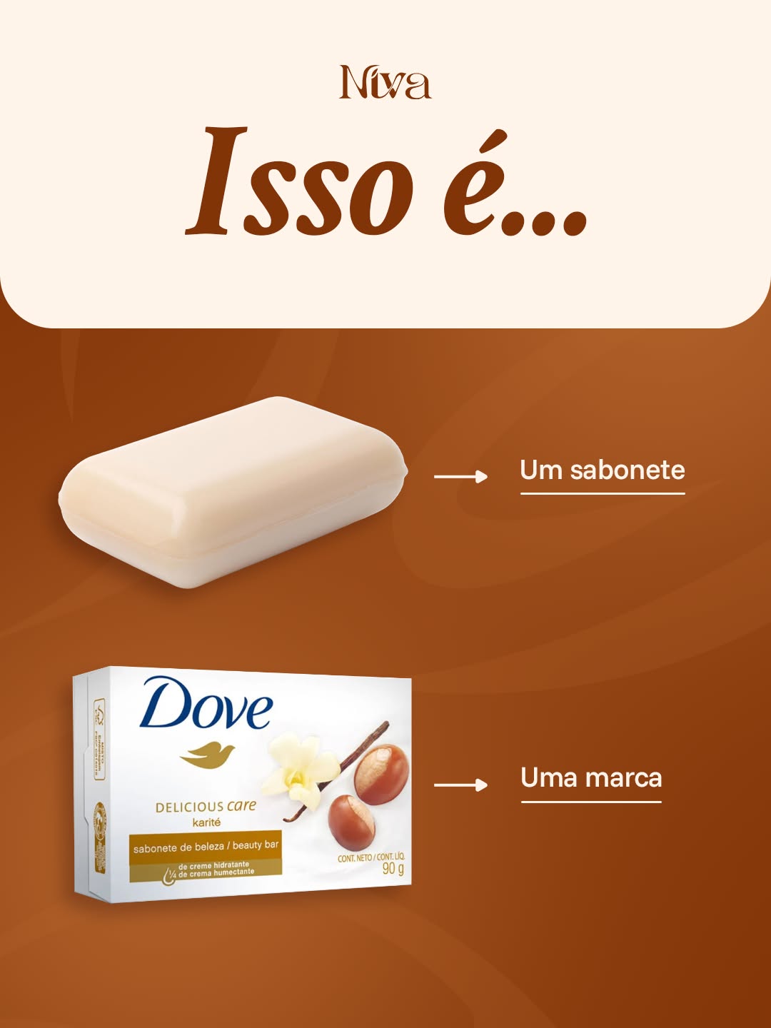 Um sabonete é só um sabonete… mas a Dove transformou cada barra em uma experiência de cuidado, autoestima e conexão emocional. Não é só limpeza: é o sentimento de ser acolhida, valorizada e reconhecida em sua própria pele.
Branding é exatamente isso: é o que dá forma à percepção da marca, conecta com pessoas e gera significado, mesmo em produtos simples. Não se trata de prometer perfeição, mas de entregar verdade, coerência e propósito em cada ponto de contato.
Para qualquer marca, o conselho é o seguinte: produto sozinho não cria laços duradouros. É a história, a consistência e o cuidado que transformam o que você oferece em algo que toca de verdade.
Ajudamos a sua marca a tirar suas ideias do papel e dar forma a experiências autênticas, criando conexão, confiança e impacto real, sempre respeitando a essência de cada negócio.