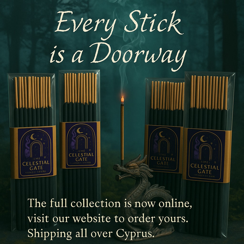 Some scents don’t just smell —
they shift the atmosphere.
They draw a soft line through the veil
and remind you that even ordinary moments
deserve a touch of wonder.
Every stick is a doorway, waiting for your flame.
Our incense line is now available on our website.
Let scent guide you home.
✨ Explore the collection at https://www.thecelestialgate.com/category/incense-sticks #everyone #incensesticks #newproduct #shoponline
🚚 Shipping all over Cyprus