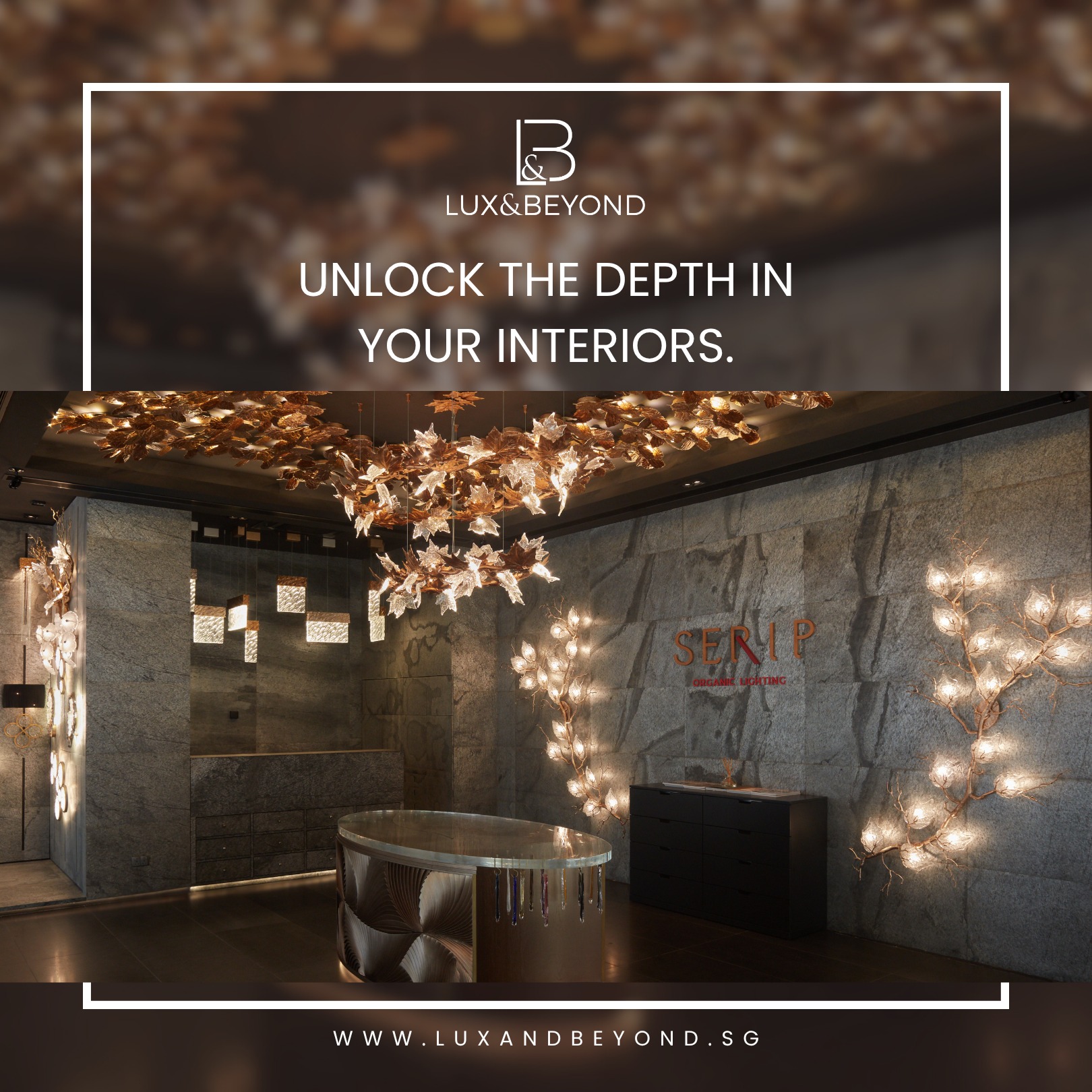 Unlock The Depth Of Your Interiors
Dive into the world of fully customisable lighting solutions with SERIP. ✨
We believe your lighting should be as unique as your space.
Tailor everything from:
Chandelier lights and wall sconces to home complements.
Selecting custom finishes and colours.
Whether it's for a luxurious residential home, a high-end hotel, or a bespoke boutique, each lighting sculpture is meticulously crafted to fit seamlessly into your specific design vision.
#SERIP #CustomLighting #InteriorDesignGoals #BespokeLighting #LuxuryInteriors