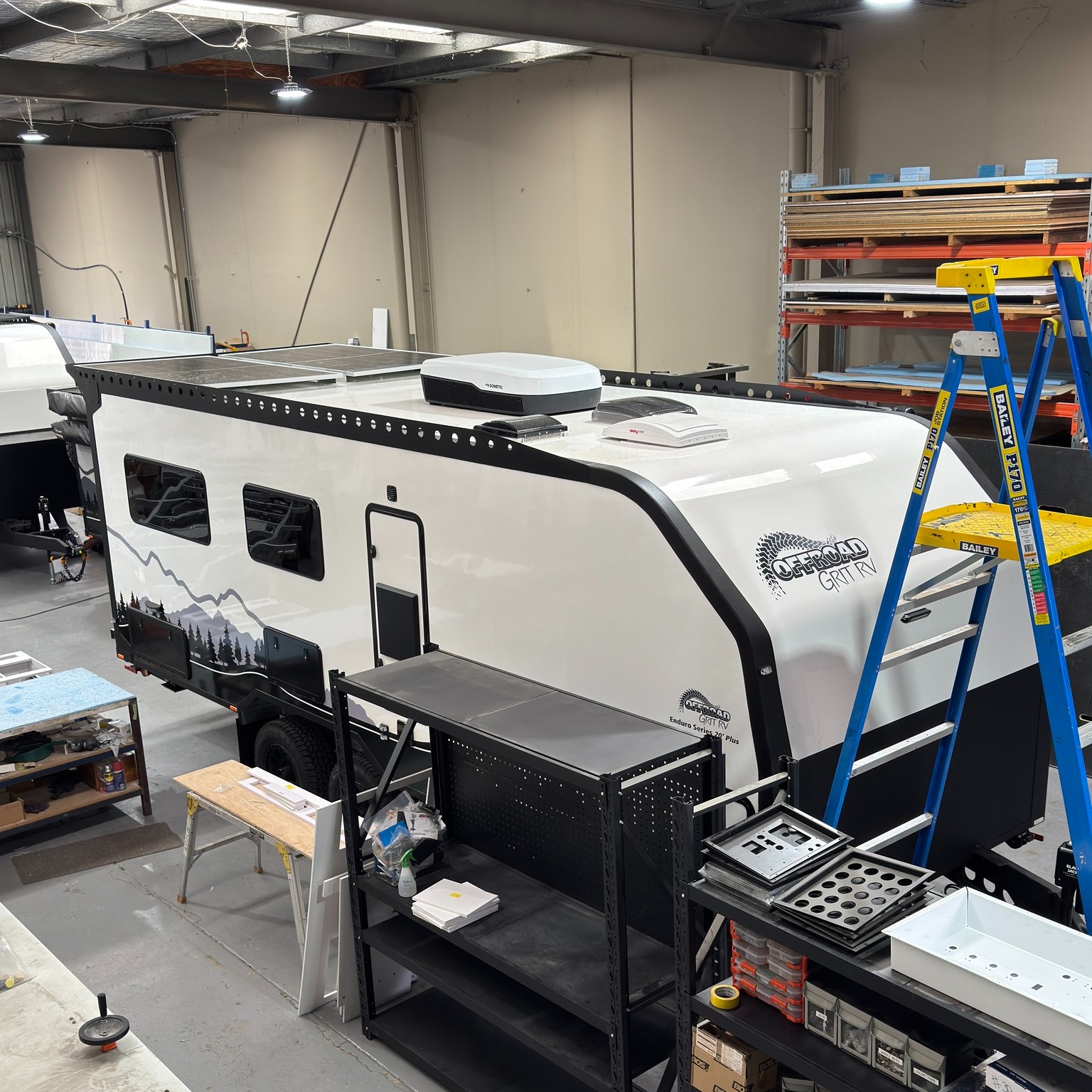 Friday Workshop Update 👇
With a solid crew behind us, production at Offroad Grit RV never slows down and this week the boys absolutely smashed it!
🔥 GRIT025 — Completed final QA testing and is just about ready for handover!
🔥 GRIT027 — Exterior is buttoned up and the final internal fixout is underway. Not long now until handover!
🔥 GRIT030 — Walls and roof are on, and internal overheads + fitout are powering ahead.
🔥 GRIT031 — Rolled into the shed with Cruisemaster BCS suspension and water tanks already fitted. The floor will be down by the time you’re reading this!
The boys will have well and truly earned their Chrissy beers once we get these final builds out and wrap up a huge 2025 at Offroad Grit! 🍻
#OffroadGritRV #CaravanBuilds #AustralianMadeCaravans #OffroadCaravans #CaravanLife #WorkshopUpdate #CaravanManufacturing #Cruisemaster #BCSSuspension #CompositeBuild #OffGridTravel #ExploreAustralia #AdventureReady #VanLifeAustralia #QualityBuilt #AussieMade