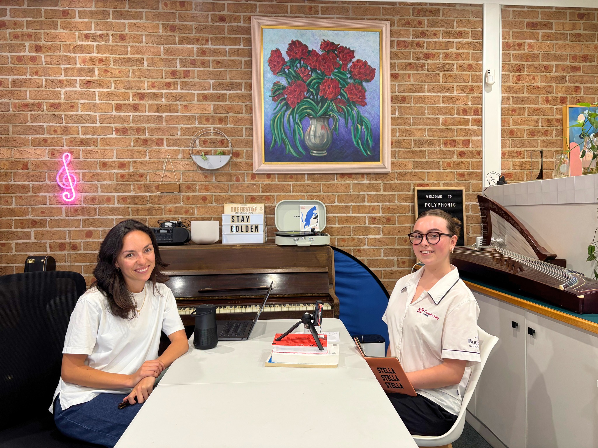 We had a lovely visit from a high school student yesterday who interviewed us about music therapy and how it supports people in different ways. Kyra shared insights from her work at PAMT, and it was great to see such genuine interest in the profession.
