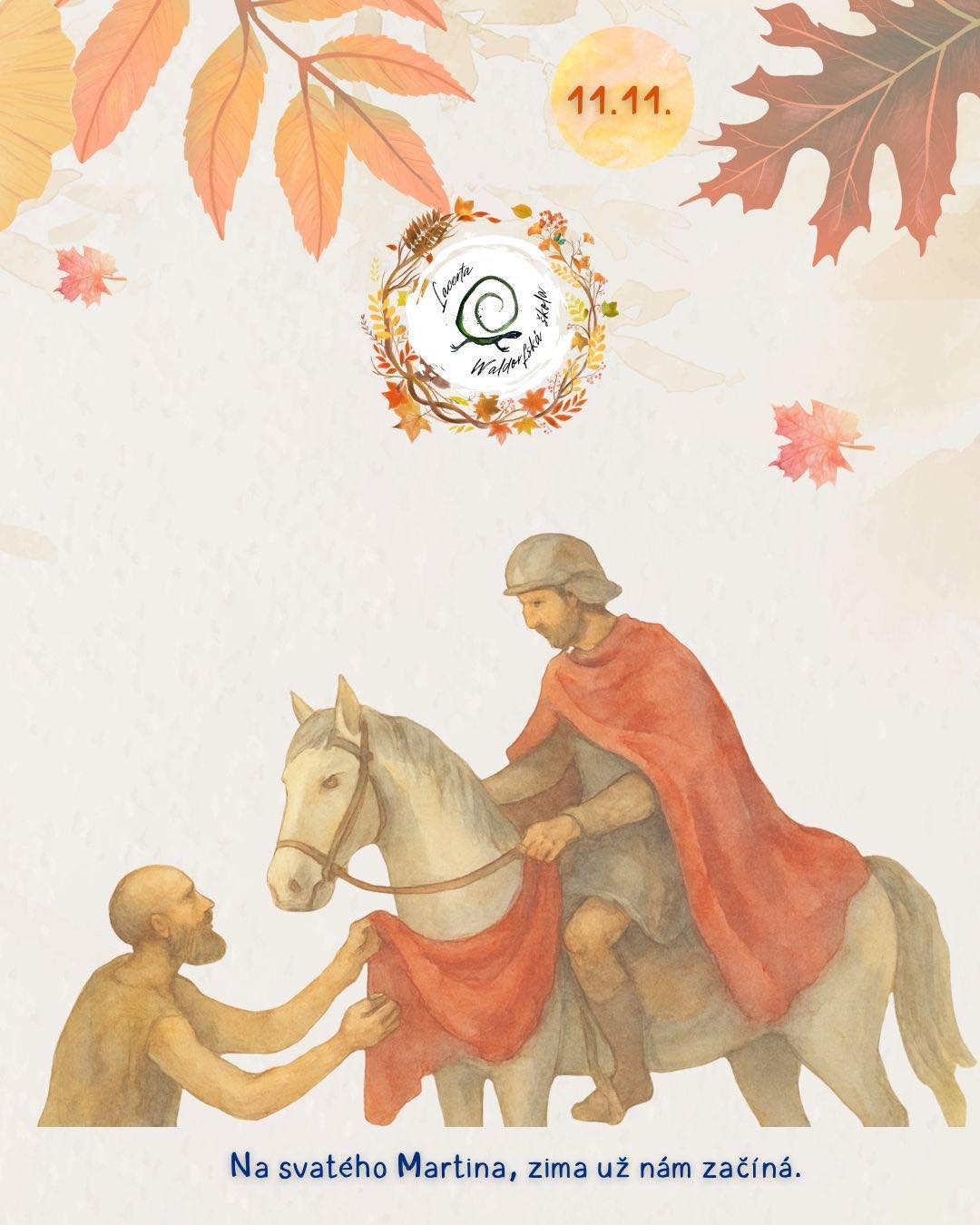 Svatý Martin – světlo lidskosti uprostřed temnoty
Podzim dýchá mlhou, stromy se tiše loučí se svými listy a světlo dne se ztrácí dřív, než bychom si přáli. A právě tehdy si s dětmi připomínáme příběh svatého Martina – člověka, který se nezalekl zimy ani chladu, ale otevřel své srdce.
Rozdělil se. O teplo, o soucit, o kousek sebe. A v tom okamžiku se zrodilo světlo – ne z hvězdy, ne z ohně, ale z lidské dobroty. 🦎
Společně s dětmi o tomto příběhu přemýšlíme, prožíváme ho, hledáme v něm odvahu a laskavost. Učíme se, že i malé gesto může znamenat mnoho, že sdílením a pochopením můžeme svět kolem sebe proměnit.
svatý Martin nám připomíná, že světlo nemusí vždy zářit zvenku — někdy ho stačí najít uvnitř sebe a předat dál.Ať v nás tento příběh probouzí sílu dělit se, pomáhat a být člověkem v pravém slova smyslu.
#svatymartin #sníh #zima #znojmo #lacerta #deti #skola