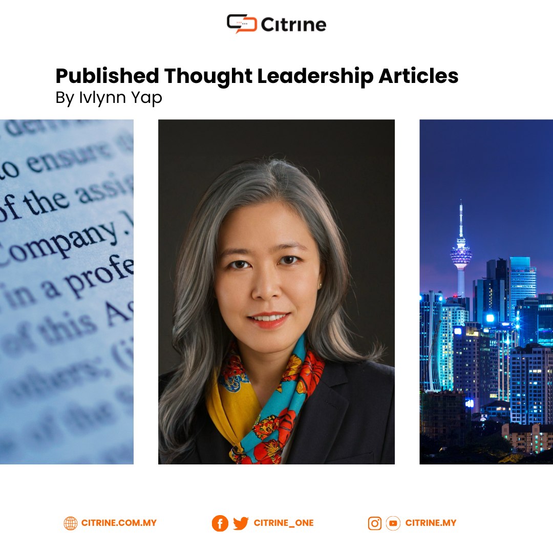 Leadership isn’t just about direction — it’s about perspective.
Ivlynn Yap’s latest thought pieces, published in Sinar Daily, Weekly Echo, and The Sun, explore communication, strategy, and growth.
📖 Explore here: https://www.citrine.com.my/articles