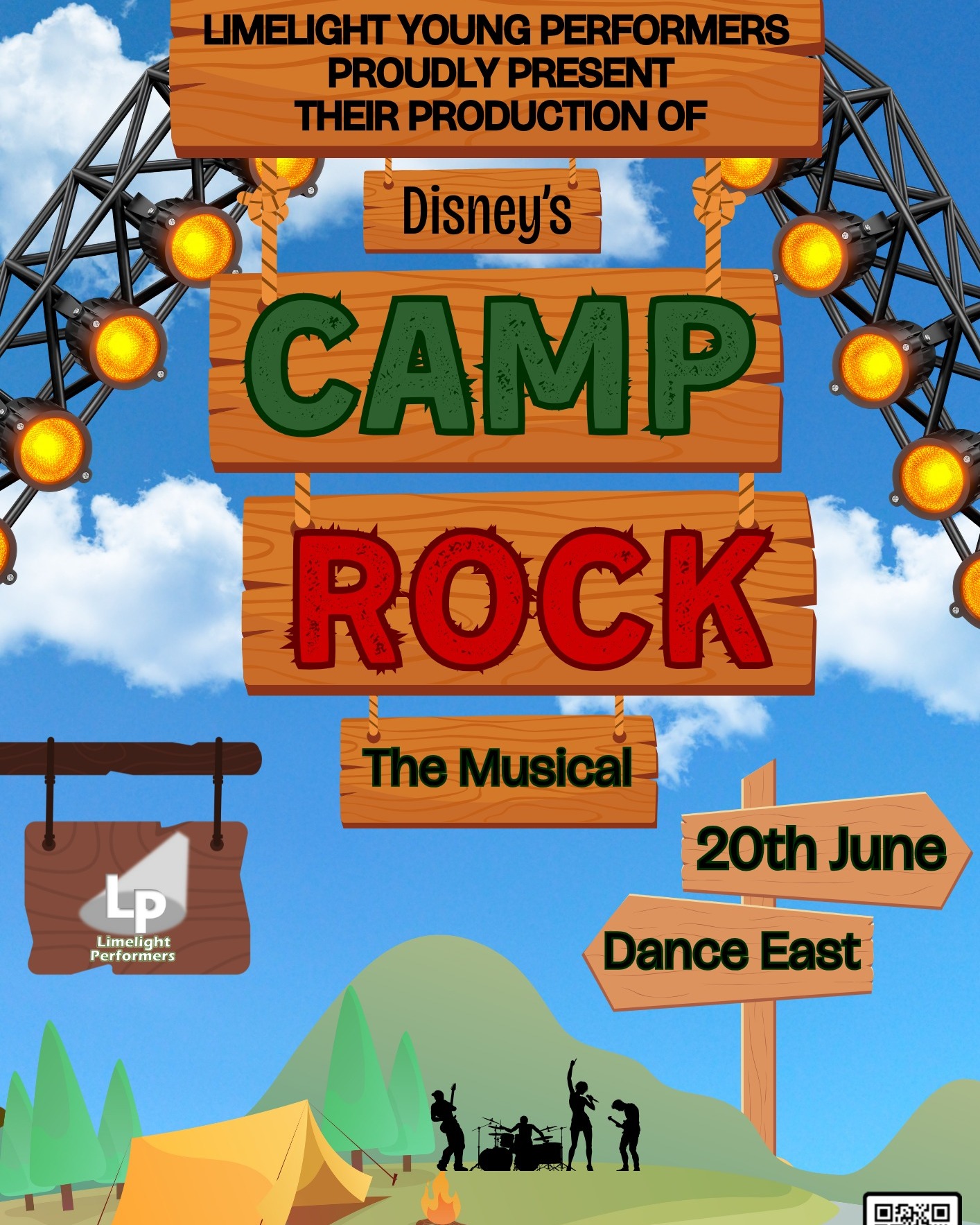 📣 OUR FIRST ANNOUNCEMENT OF THE DAY... 📣
The next show for Limelight Young Performers will be Disney's Camp Rock! ⛺ 🎤
After the huge success of their production of Seussical Jr last week, we're excited to be returning to @danceeast bringing this classic Disney Channel movie to life on stage!
Limelight Young Performers runs weekly (term time) for people aged 9-18, and they've already started to look at this wonderful new show, so if you're interested in getting involved, find out more at the link below - with further info to follow soon ⬇️
https://www.limelightperformers.co.uk/post/camprock