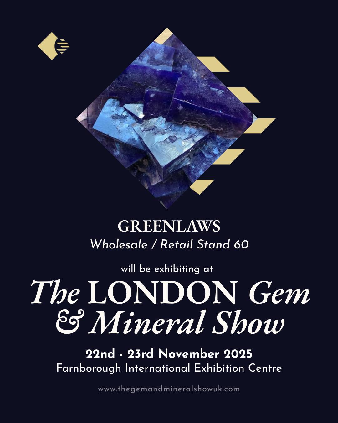 ✨ Exhibitor Spotlight: Greenlaws - Retail/Wholesale Stand 60!
We are delighted to welcome Greenlaws @greenlaws_mining_project to The London Gem & Mineral Show!
Discover the beauty of Greenlaws Mine, the UK's largest fluorite mine, located in the historic Weardale region of England. Renowned for its vivid purple and green cubic crystals, rare yellow-zoned formations, and striking blue-white fluorescence under UV light, each piece captures the rich heritage of British mining.
Visit Greenlaws' interactive Stand 60 to learn more and get hands-on with an immersive workshop where children (and adults too!) can dig for their very own piece of fluorite!
Show Details: 📆 Saturday 22nd & Sunday 23rd November 📍 Farnborough International Exhibition Centre 🎟️ Tickets available online now - Book via the LINK IN BIO
A big thank you to our wonderful sponsor, @mayfair.gems, for their continued support.
#thelondongemandmineralshow #thegemandmineralshowsuk #greenlaws #fluorite