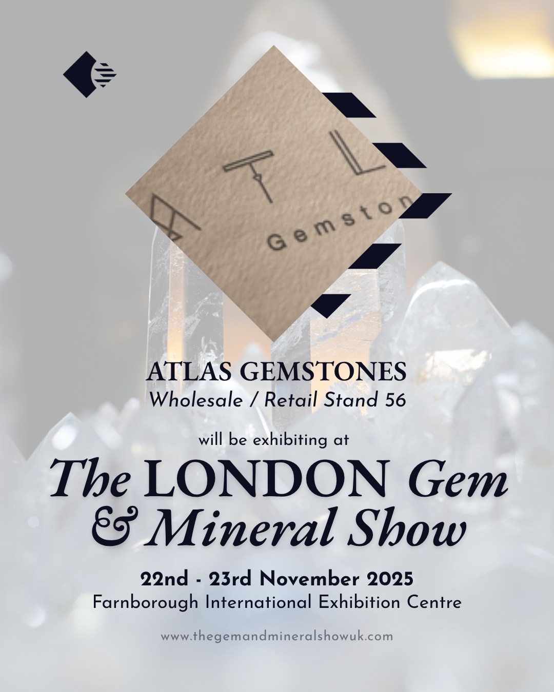 ✨ Exhibitor Spotlight: Atlas Gemstones - Wholesale/Retail Stand 56!
We are delighted to welcome Atlas Gemstones @atlasgemstonesinc to The LONDON Gem & Mineral Show!
Atlas Gemstones is dedicated to providing ethically sourced coloured gemstones that inspire the creation of unique and captivating jewellery. With a commitment to transparency, responsible sourcing, and exceptional quality, Atlas Gemstones supports designers, makers, and collectors in bringing their creative visions to life through vibrant, consciously chosen stones. They are the ideal source for high-quality, traceable gems.
Visit Wholesale & Retail Stand 56 to explore their beautiful collection of responsibly sourced coloured gemstones!
Show Details: 📆 Saturday 22nd & Sunday 23rd November 📍 Farnborough International Exhibition Centre 🎟️ Tickets available online now - Book via the LINK IN BIO
A big thank you to our wonderful sponsor, @mayfair.gems, for their continued support.
#thelondongemandmineralshow #thegemandmineralshowsuk #atlasgemstones