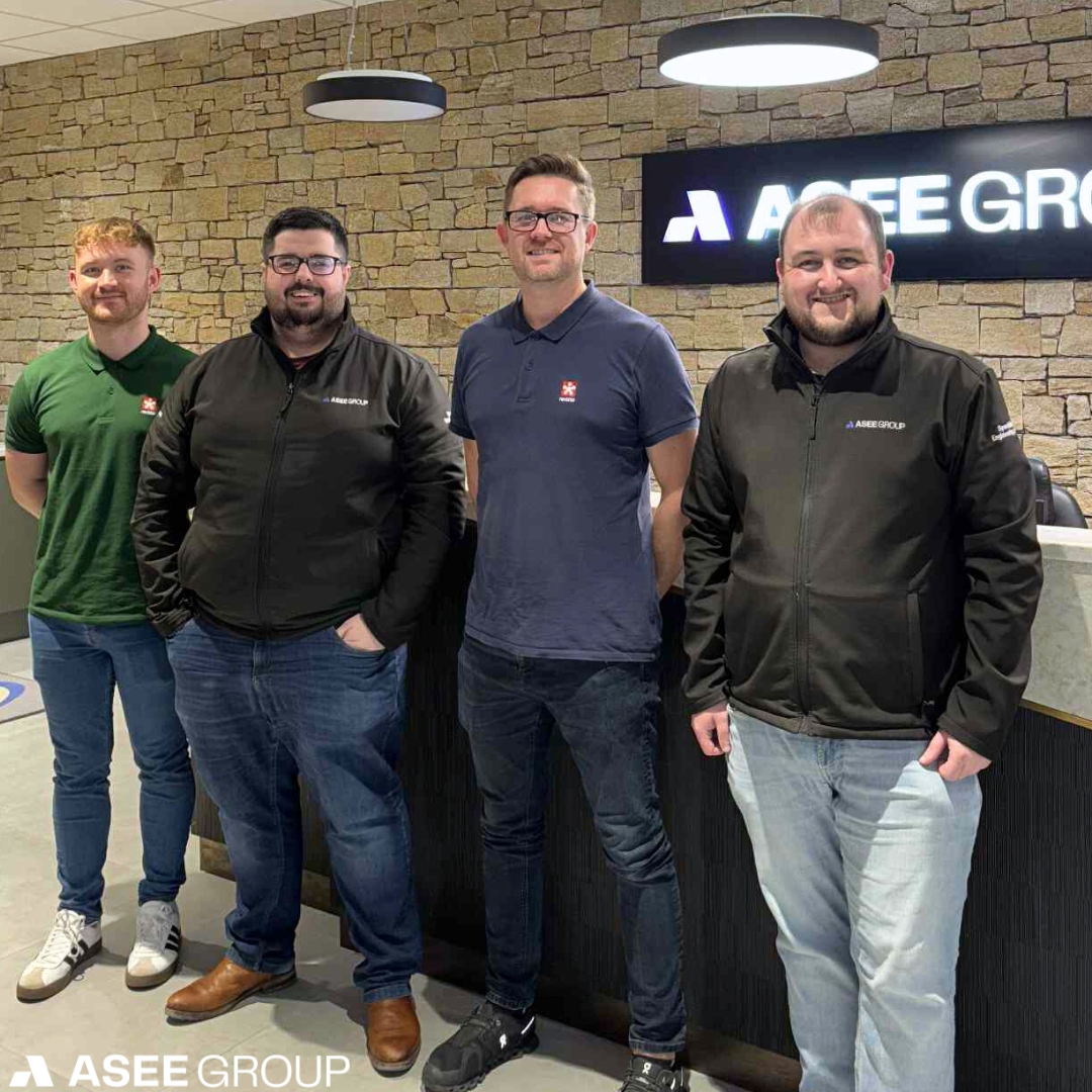 Exploring the Future of Digital Innovation with Revizto 🚀
Last week, we were delighted to host the Revizto team at ASEE Group for an engaging discussion on the future direction of digital transformation within our industry.
Together, we explored how Revizto’s integrated collaboration platform can support ASEE’s vision for smarter project delivery, enhanced coordination, and a data-driven approach to construction and engineering.
A huge thank you to the Revizto representatives for sharing their insights and for the inspiring exchange of ideas. We’re excited about the opportunities ahead as we continue to innovate and shape the future of digital workflows in the AEC sector.
Left-Right: Charlie Philipson, Matthew Finnegan, Andrew Hatton, Caomhin McLoughlin.
#ASEEGroup #Revizto #DigitalInnovation #ConstructionTechnology #BIM #Collaboration #AEC #FutureForward