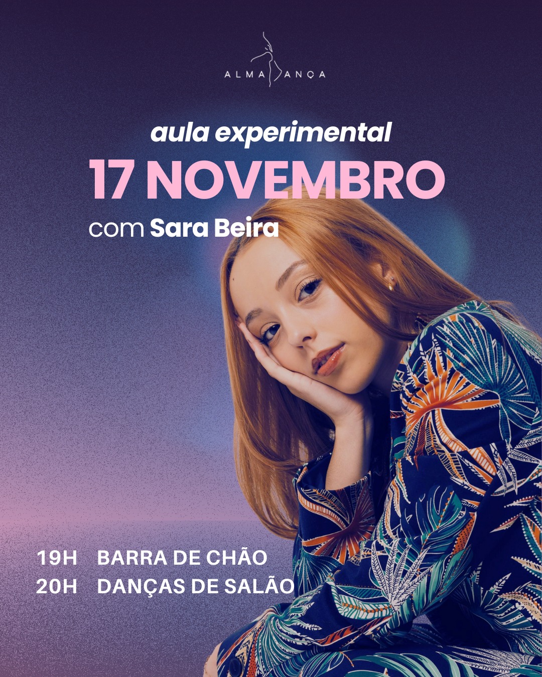 Próxima 2ª feira venham experimentar uma aula de Barra de Chão e Danças de Salão com a @sara_beira 🤩
Estamos à vossa espera 🥰