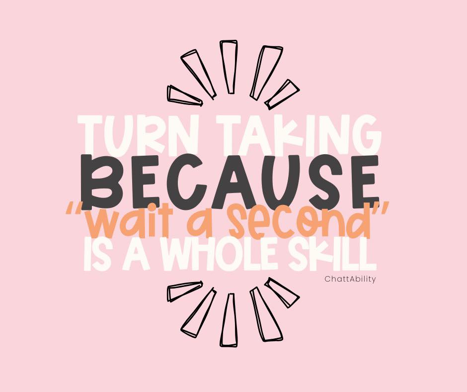 In honor of my new blog being posted…
Turn-taking matters… because “wait a second” is a whole skill.
Turn-taking gives them practice with things like:
• waiting without getting overwhelmed
• watching what someone else is doing
• staying in the game even when it’s not their turn
• feeling proud when their turn does come
Little skills add up. And “wait a second” is one of the big ones.
🧡Every voice. Every ability.
#aba #language #social #BCBA #earlychildhood #communicationskills #chattability #neurodiversity #inclusionmatters #SLP #learningthroughplay #parenting #connection #earlychildhoodeducation #LanguageLearning #specialeducation #play #motherhood #teachers #classroom #communityoutreach #blog #blogpost #boymom #homeschool #school #schoollife