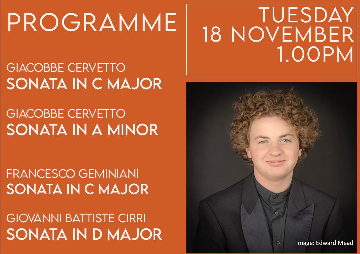 It’s hard to believe that we are nearly at the end of a whole year of lunchtime recitals, but next Tuesday, 18 November, marks our 36th concert of 2025 and we are delighted to be welcoming Welsh cellist Edward Mead, another Philharmonia Orchestra Instrumental Fellow 2025-2026 to St Paul’s Church.
Edward will be accompanied by French cellist Aurélien Pinchon and their repertoire for two cellos includes Sonatas by Cervetto, Geminiani and Cirri. See the slide for details.
Edward and Aurélien are dedicated and experienced graduates of the Royal College of Music and have worked with a wide range of orchestras, choirs and ensembles.
Join us at 1.00pm for this free recital, which lasts around an hour, has a retiring collection, suggested minimum donation £5 which, after musicians expenses, goes to the church.
Check back here and on the St Paul’s Church website after 28 November when we will be launching the next in a brand new recital series of lunchtime concerts and organ recitals for Spring 2026.
(Registered Charity 1134614)