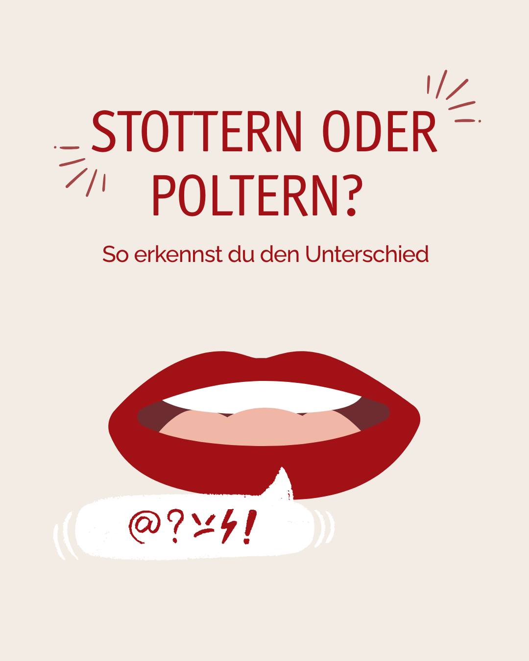 Stottern und Poltern werden im Alltag häufig verwechselt – dabei zeigen sie ganz unterschiedliche Merkmale. ☝🏼🙂
🧠 Während beim Stottern der Sprechfluss stockt, obwohl die Worte im Kopf klar sind, ist beim Poltern das Sprechtempo oft so hoch, dass Verständlichkeit leidet.
Beide Redeflussstörungen lassen sich gezielt behandeln – wichtig ist die richtige Einordnung und eine individuell abgestimmte Therapie.
💬 Ihr habt Fragen oder seid unsicher, was bei euch oder eurem Kind vorliegt? Wir sind für euch da. 🫶🏼
#stottern #poltern #redeflussstörung #sprachtherapie #logopädie #sprachförderung #sprachkompetenz #sprachentwicklung #stottertherapie #poltertherapie #spracheistvielfältig #logopädiesalzkotten #annetteweber #salzkotten