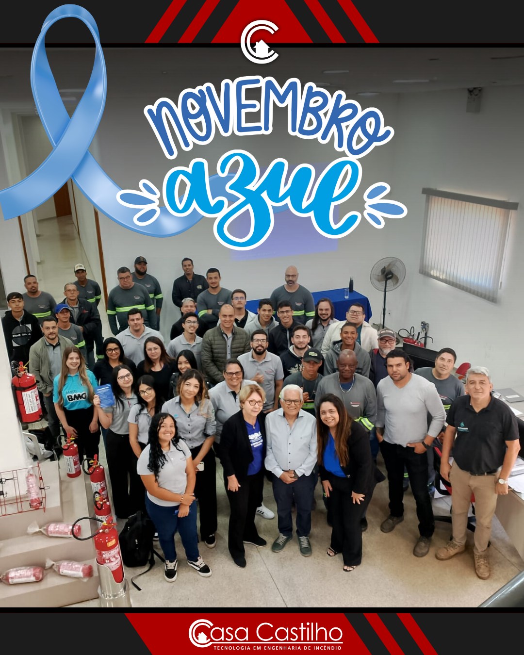Começamos essa semana com mais uma edição do Café com Ação ☕🎯, desta vez dedicada ao Novembro Azul, uma campanha voltada à conscientização e prevenção das doenças que afetam a saúde do homem.
A palestra foi conduzida pelo Dr. Nilson Evangelista, que trouxe informações valiosas sobre a importância da prevenção e do diagnóstico precoce.
Contamos também com a parceria da ABOVA (Associação Beneficente Oncológica Voluntárias de Avaré), que continua realizando um trabalho essencial de apoio e informação em nossa comunidade.
Após a palestra, todos participaram de um café da manhã especial, encerrando a manhã com muita troca de experiências e aprendizado.
A Casa Castilho agradece ao Dr. Nilson Evangelista, à ABOVA e a todos que participaram deste momento de conscientização e cuidado. 💙
Prevenir é um gesto de amor com você e com quem está ao seu lado.