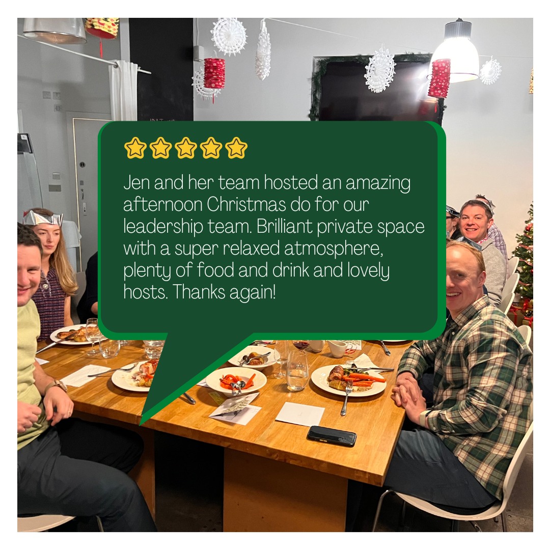 🎄✨ Fun, creative, and delicious — that’s what we love to hear!
“We had our Christmas party at Jenius Social and it was great. Jennifer was responsive and flexible when our guest list kept changing. The food was lovely, all the staff were friendly and engaging, and they made the day really fun. Would definitely visit again!” ❤️
We’re so grateful to our amazing clients for their kind words — and for making every event so memorable.
Whether it’s a Festive Mystery Bake Challenge, Gingerbread House Challenge, or a **Christmas Cooking Masterclass**, our team is here to make your celebration unforgettable.
🎅 Ready to plan your own festive team experience? Follow the link in our bio!
#JeniusSocial #ChristmasParty #TeamBuilding #CorporateEvents #FestiveFun #ClientLove #ChristmasInLondon