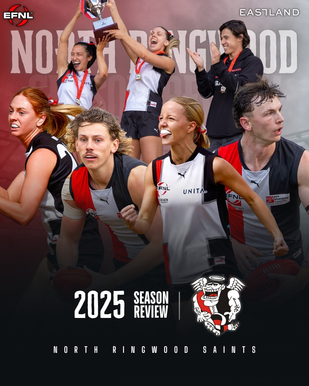 @eastland 2025 Season Review | @northringwoodfc
Plenty of success for North Ringwood across the men’s and women’s programs, with more premiership cups added to the Quambee Reserve trophy cabinet.
Read the full article at EFNL.org.au.
📸: @fieldofviewphotography