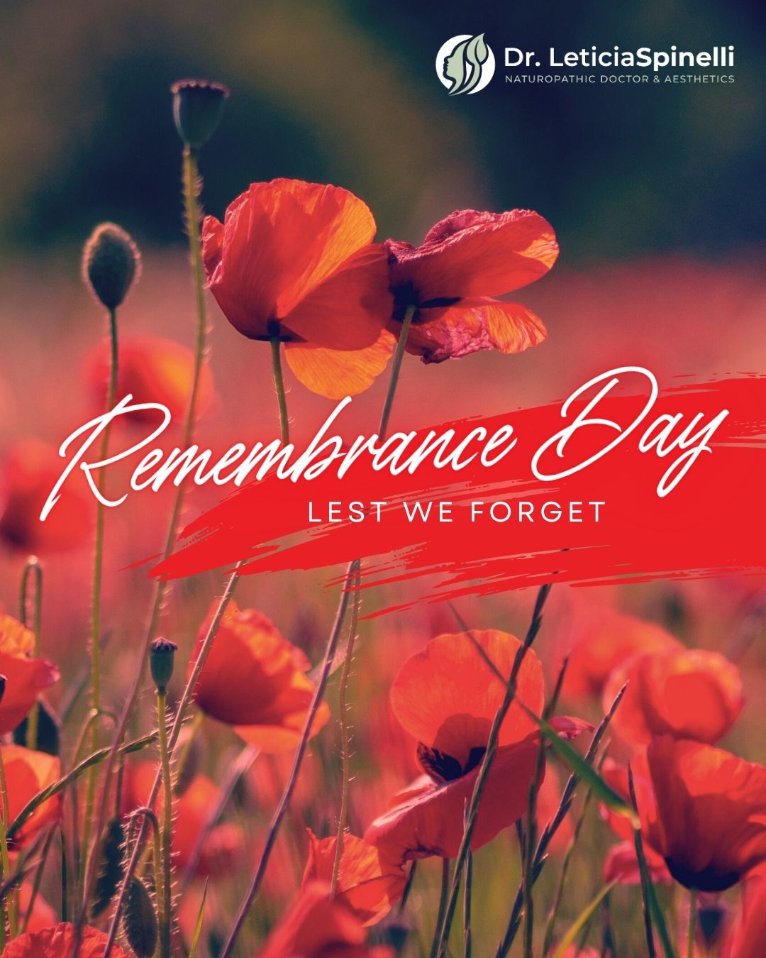 🇨🇦 Remembrance Day 🇨🇦
On this day, we honor the brave souls who sacrificed their lives for peace and freedom.
Their courage, strength, and compassion will never be forgotten. 🌺
— Dr. Leticia Spinelli
#RemembranceDay #LestWeForget #CanadaRemembers #Gratitude #HonourAndRespect