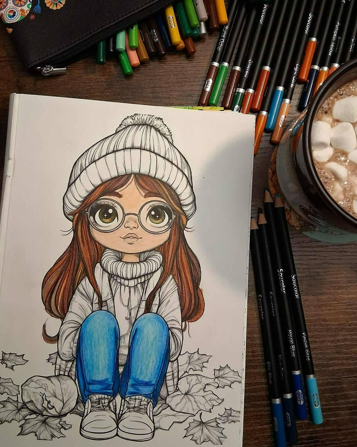 Some Saturdays are made for coloring books and hot cocoa...with marshmallows.
#BitByBitWithBecca #CozyAfternoonVibes #ColoringTherapy #HotCocoaSeason #CreativeCalm #FallFeels #TulaXII #CozyMoments #ArtTherapy #SelfCareSunday #SimpleJoys #StayCozy #ColorAndCreate #AutumnAesthetic #CreativeEscape #MindfulMoments