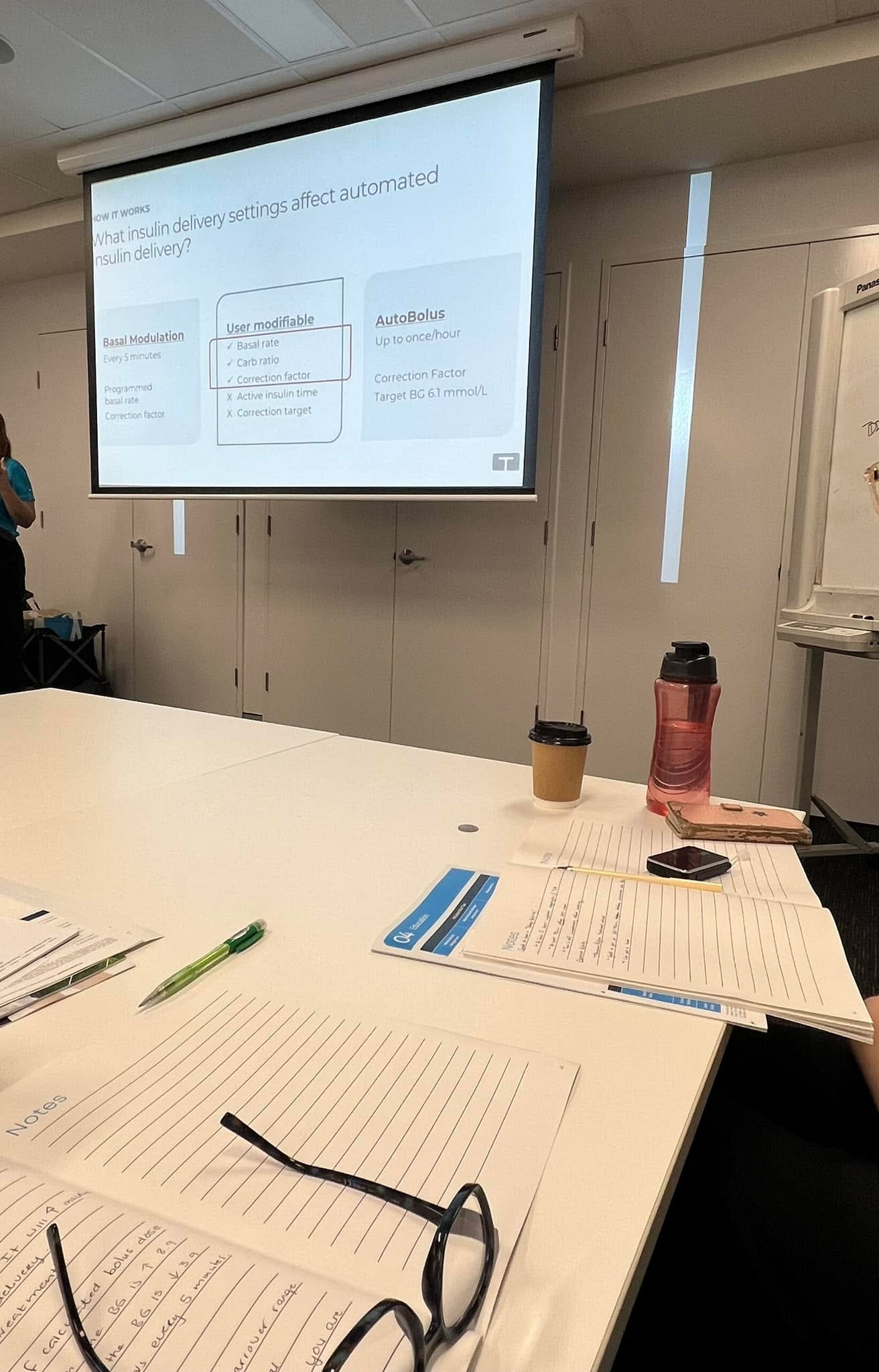 It never stops !!! Learning how to work an insulin pump.