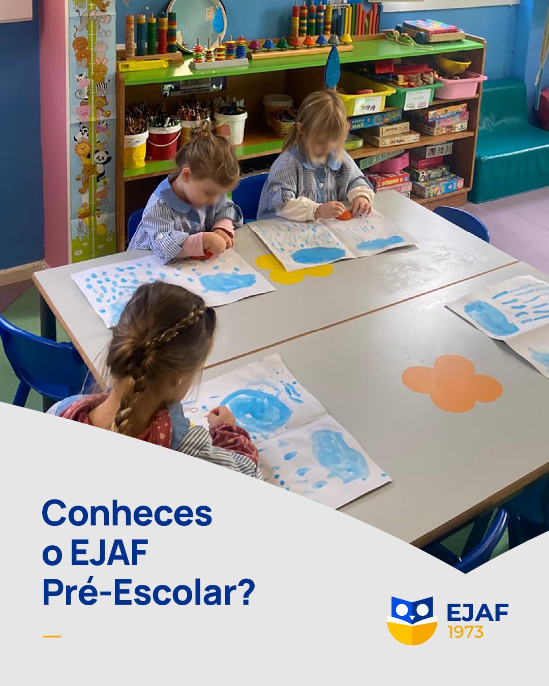 💙 No EJAF Pré-Escolar, acreditamos que respeitar os direitos da criança é o primeiro passo para formar cidadãos conscientes e felizes. Anualmente assinala-se a 20 de novembro o Dia Universal dos Direitos da Criança - um lembrete de que cada criança tem direito a crescer com amor, segurança, educação e voz. 🌍✨
É por isso que te convidamos a completar connosco nos comentários a frase: “Todas as crianças têm direito a…”
#DiaDosDireitosDaCriança #EJAF #OlhosPostosNoFuturo