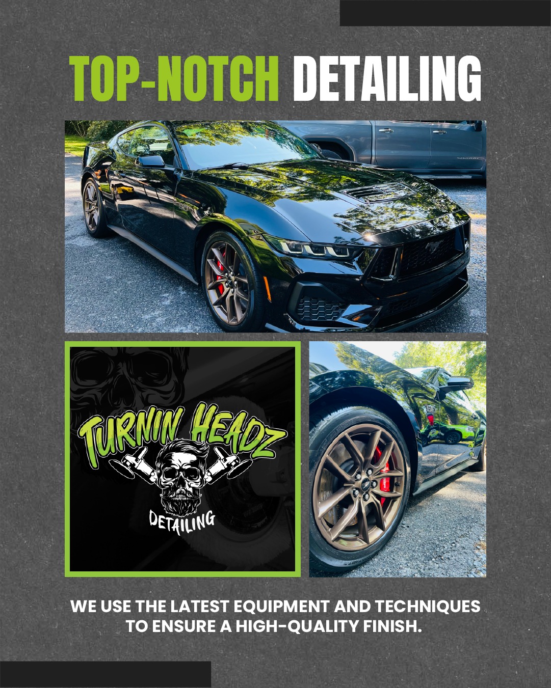 Give your car the glow-up it deserves.
Contact us today to get on our schedule.
https://www.turninheadzdetail.com/
@followers