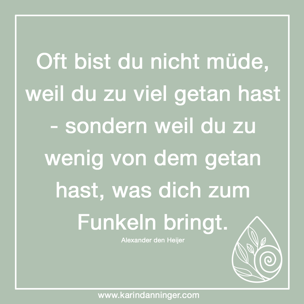 🌟 Fühlst du dich müde – obwohl es gerade gar nicht stressig ist?
Oft liegt es nicht daran, dass wir zu viel tun, sondern daran, dass wir zu wenig von dem tun, was uns wirklich begeistert und innerlich leuchten lässt. ✨
Heute lade ich dich ein: Nimm dir fünf Minuten und schreib auf, welche drei kleinen Dinge dir echte Freude bringen. Mach eins davon noch heute. Spür bewusst, wie es dein Energie-Level verändert. 🧘♀️💡
Denn Erschöpfung verschwindet nicht immer durch „mehr Ruhe“ – manchmal braucht es einfach mehr Funkeln. ✨
💛 Mit deinem Like zeigst du: Wir sind nicht allein – und vielleicht braucht heute jemand genau diesen Lichtblick.
#energie #resilienz #selbstfürsorge #selfcare #lebensfreude #achtsamkeit #coaching #karindanninger