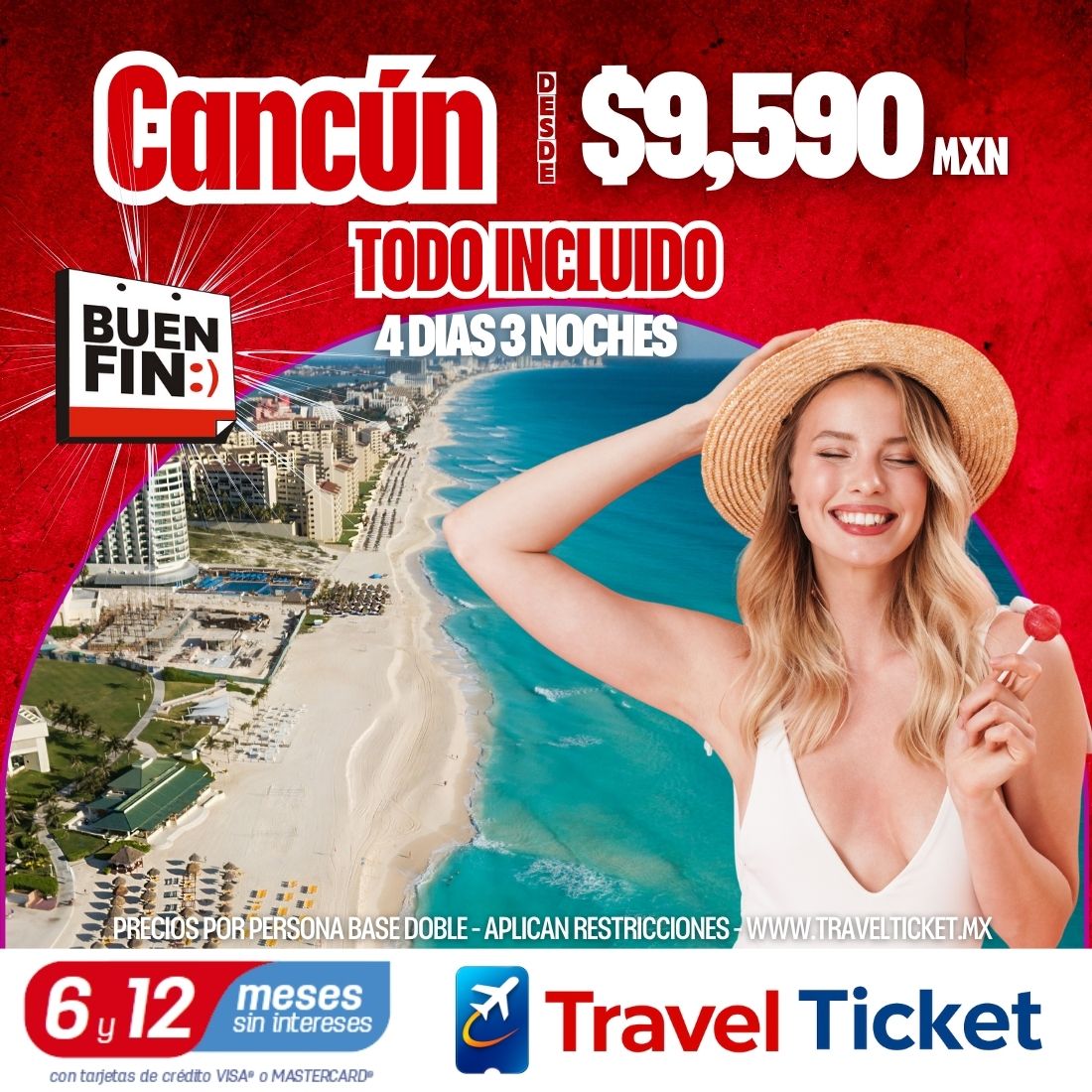ยก๐๐ฉ๐ซ๐จ๐ฏ๐๐๐ก๐ ๐ฒ ๐ฏ๐ข๐ฏ๐ ๐๐๐ง๐๐ฎฬ๐งโ ๐๏ธ
Paquete ๐ ๐๐ขฬ๐๐ฌ ๐ฒ ๐ ๐ง๐จ๐๐ก๐๐ฌ ๐ญ๐จ๐๐จ ๐ข๐ง๐๐ฅ๐ฎ๐ข๐๐จ ๐๐๐ฌ๐๐ $๐,๐๐๐ ๐๐๐ ๐ฉ๐จ๐ซ ๐ฉ๐๐ซ๐ฌ๐จ๐ง๐.
๐ธ Separa tu lugar con $๐๐๐ ๐๐๐ ๐ฉ๐จ๐ซ ๐ฉ๐๐ซ๐ฌ๐จ๐ง๐.
๐ธ ๐๐๐ ๐จ ๐ ๐ฆ๐๐ฌ๐๐ฌ ๐ฌ๐ข๐ง ๐ข๐ง๐ญ๐๐ซ๐๐ฌ๐๐ฌ: ๐ ๐ฒ ๐๐ ๐๐๐.
๐๐ง๐๐ฅ๐ฎ๐ฒ๐: ๐ฏ๐ฎ๐๐ฅ๐จ + ๐ญ๐ซ๐๐ฌ๐ฅ๐๐๐จ๐ฌ + ๐ก๐จ๐ฌ๐ฉ๐๐๐๐ฃ๐ ๐๐ง ๐ญ๐จ๐๐จ ๐ข๐ง๐๐ฅ๐ฎ๐ข๐๐จ.
Reserva hoy โ cupos limitados.
๐ฒ WhatsApp / Llรกmanos: ๐๐ ๐๐๐๐ ๐๐๐๐
๐ Mรกs info en: www.travelticket.mx
๐๐ซ๐๐ฏ๐๐ฅ ๐๐ข๐๐ค๐๐ญ โ ยกTu agencia de confianza!