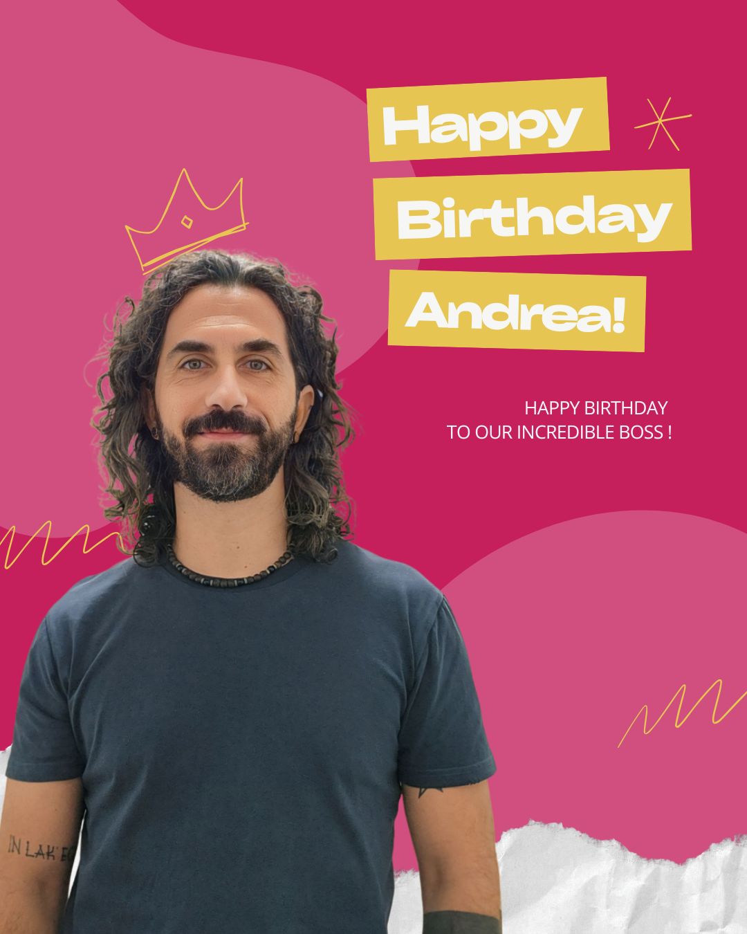🎉 Buon Compleanno Andrea 🎉 thank you for your energy, your vision, and the way you always bring out the best in each of us!
🎂🎂🎂🎂🎂