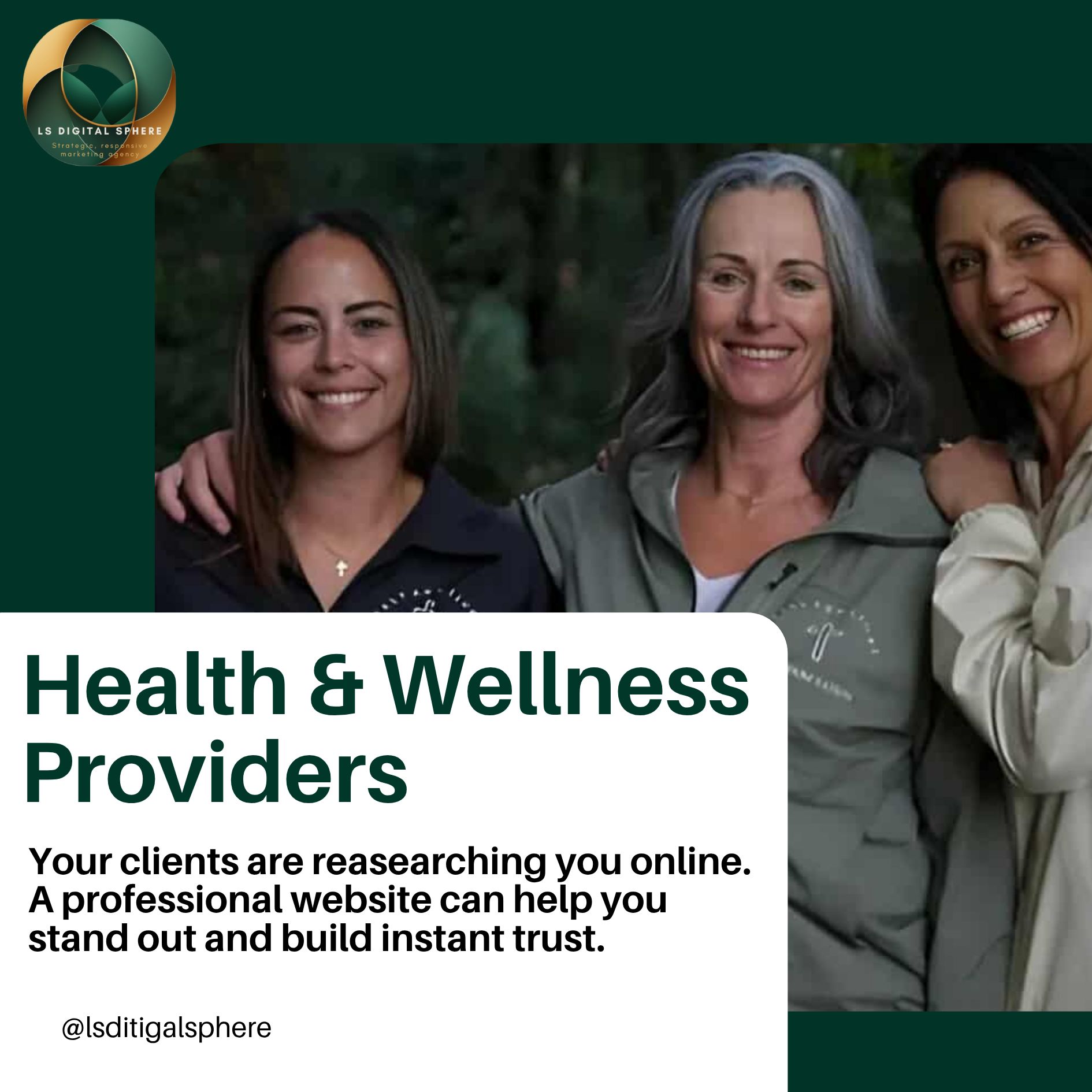 Naturopaths, PTs, counsellors, nutritionists, massage therapists - your clients look you up online before they ever book.
We create professional, wellness-aligned websites that help you stand out and build immediate trust.
🍃 Calm, clean design
🍃 Service pages
🍃 Booking systems
🍃 Google-Ready setup
🍃 Fast turnaround
Perfect for providers who want to look credible without spending t#webdesigner
Pic with past clients @thewellnesshubnz
#Natropath #Nutritionist #PT #Massage #Health #Wellness #WebDesign
