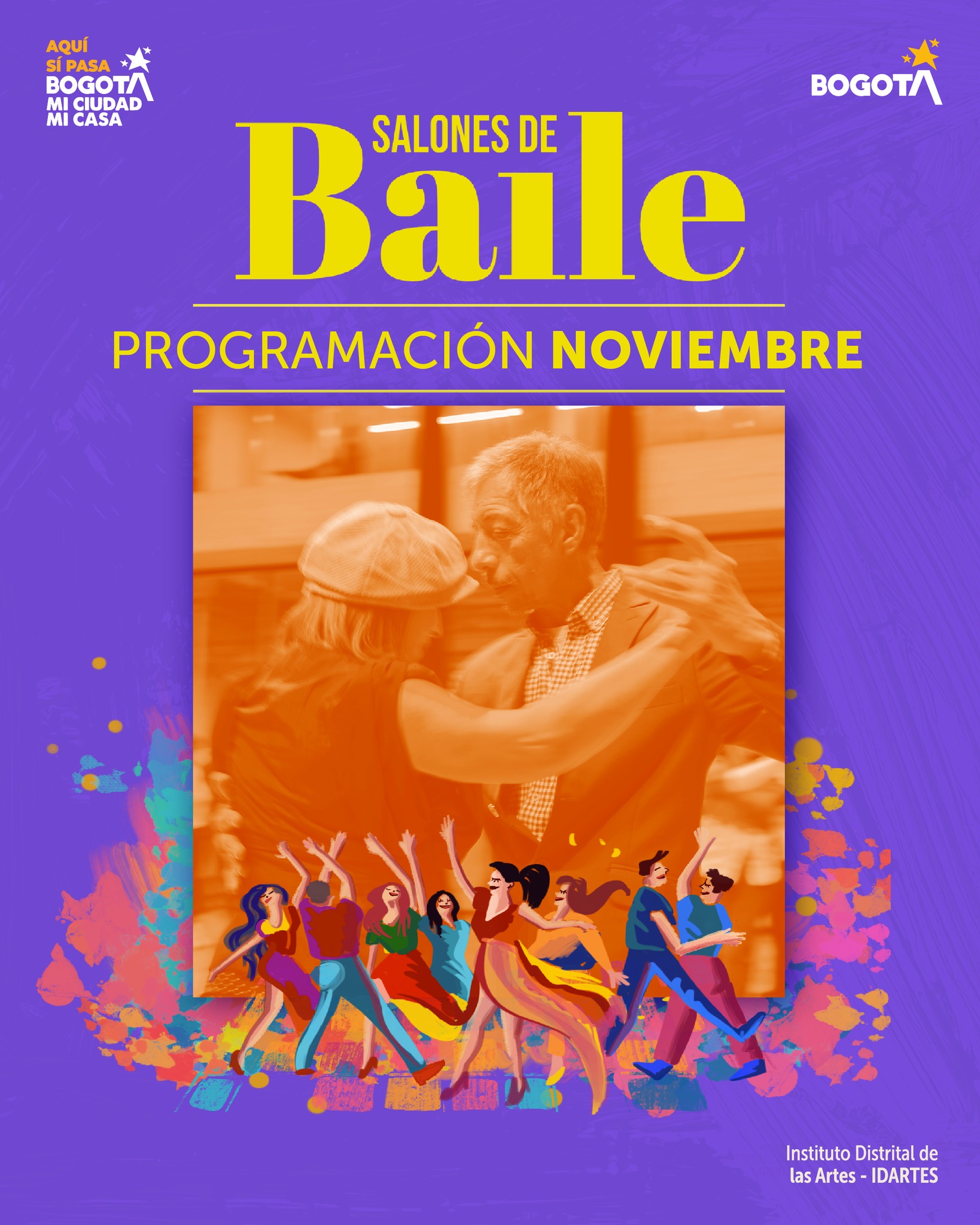 💃🕺 Noviembre se baila en Bogotá.
Los Salones de Baile, de Idartes, llegan con una programación para mover el cuerpo, fortalecer la comunidad y celebrar la alegría de encontrarse bailando.
Estos espacios, presentes en diferentes localidades de la ciudad, son una invitación a reconocer que Bogotá, mi ciudad, mi casa, también se habita desde el ritmo, el goce y la diversidad de sus expresiones.
💫 Bailar es salud, encuentro y memoria colectiva.
Conozca la programación completa en 👉 www.danzaenlaciudad.gov.co
#SalonesDeBaileIdartes #BogotáBaila #AquíSíPasa #ArteParaEstarBien