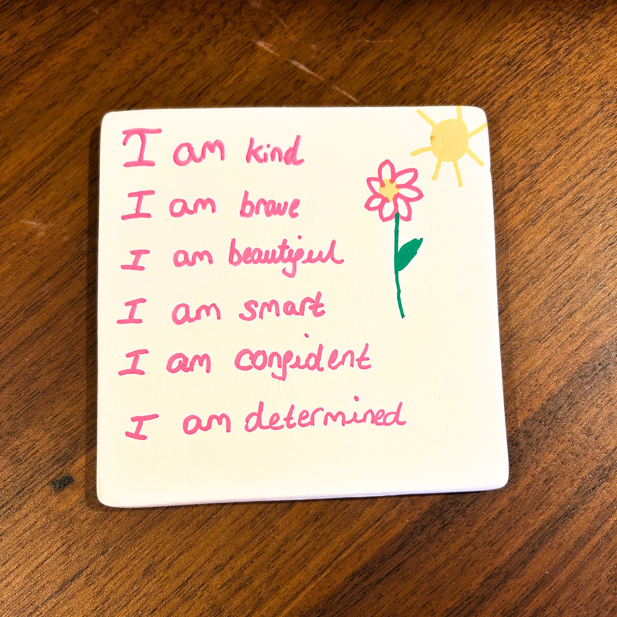 How beautiful is this? 💕
One of the children I work with created their own affirmation board — full of kindness, bravery, confidence.
Helping children build strong inner voices and recognise their strengths is one of my favourite parts of coaching ✨
#ReachForTheStarsCoaching #EmotionalWellbeing #ParentingSupport #CoachingForKids #ChildMentalHealth #EmotionalRegulation #BigFeelings #childrensmentalhealth #ChildDevelopment