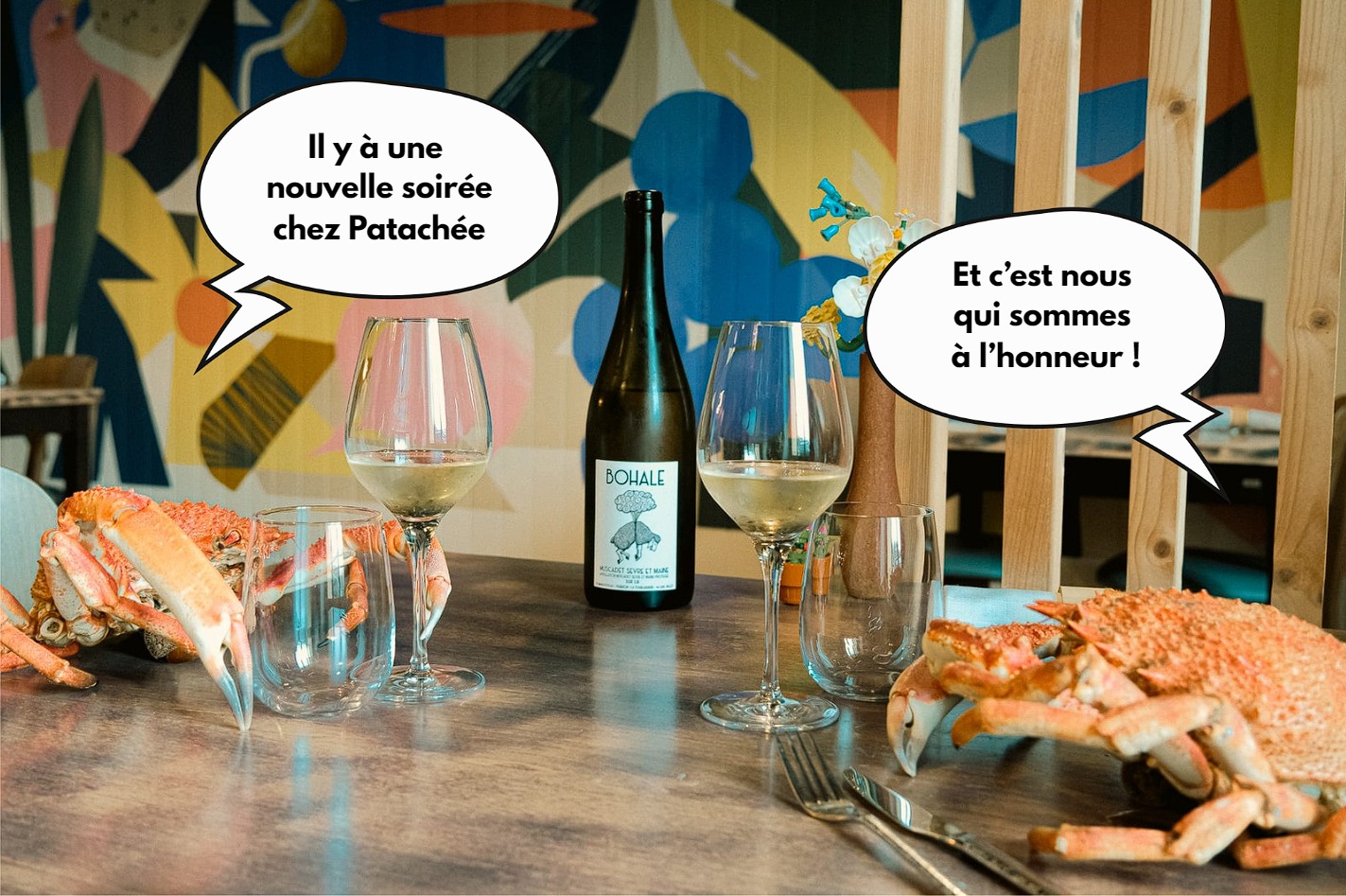 🐚Les Soirées Patachée 🐚
– Dernière de l'année –
Le Samedi 29 Novembre,
Pour notre dernière soirée du samedi de l'année,
on met à l'honneur les coquillages & crustacés de nos côtes.
Au menu :
🦪Huitre spéciale "Kys" poêlée & au naturelle
🦀Chair d'araignée, bigorneaux et citron confit
🥘Velouté de crabes verts, coques de Pen Bron & poireau
🌊Palourde grise sauvage, moelleux de sarrazin, crème d'ail & persil
🍽️Ormeau poêlé au poivre verveine
🧀 Assiette de fromages affinés de la Maison Ducret (+7€)
🍰Cheesecake vanille & noix de cajou caramélisées
Une soirée iodée comme on les aimes — gourmande, pleine de saveurs vous attend…
⚠️ Places limitées en salle – pensez à réserver dès maintenant !
🎟️ Tarifs: 60€ hors Boissons
📞 0241881170
🌐 Lien de réservation en bio
#Patachée #SoiréePatachée #gastronomie #foodangers #avrillé49 #angers #Restaurant #automne #mangezbienbuvezsain