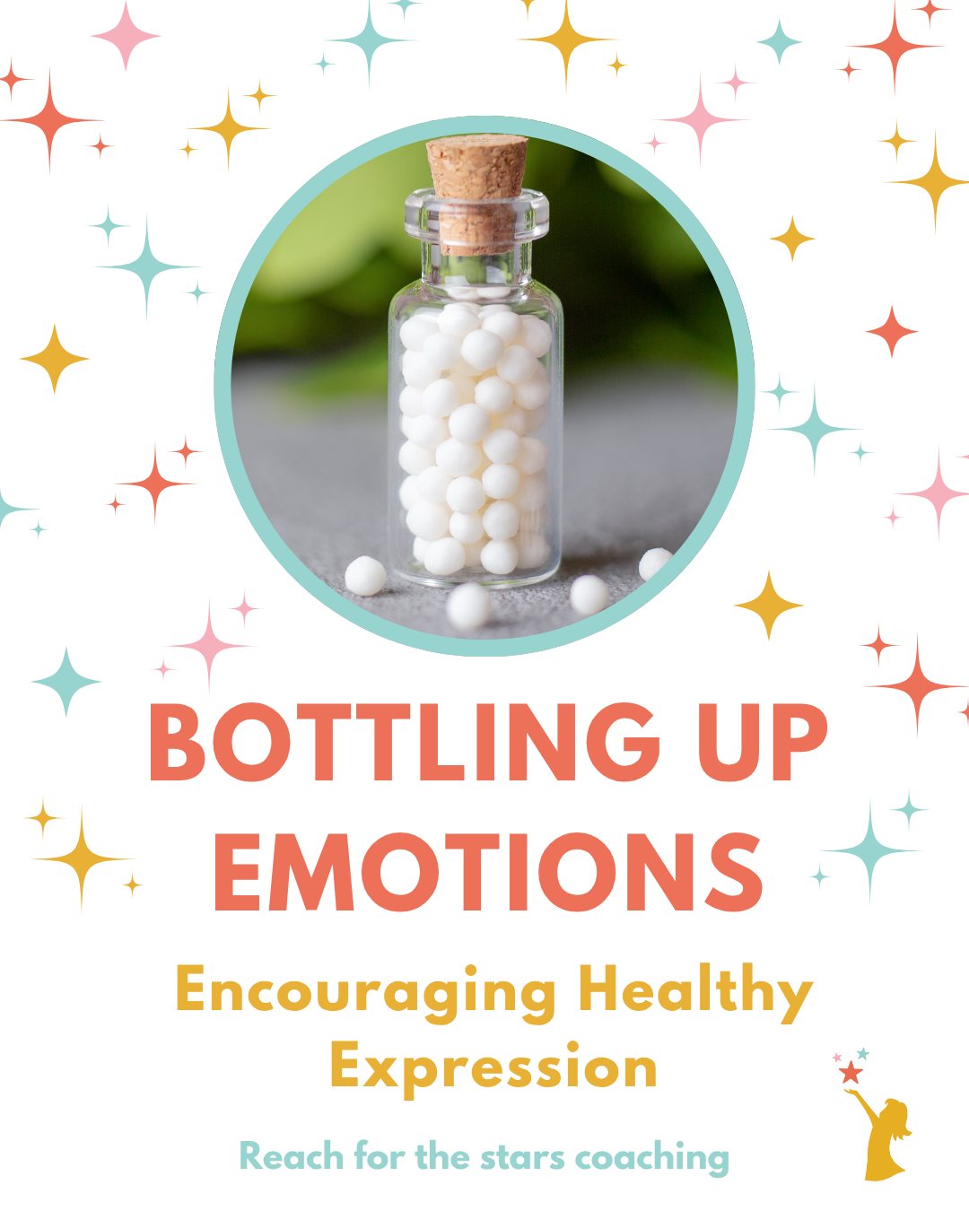 🌟 Are Your Children Bottling Up Their Emotions?🌟
Many children learn to “keep it all in” because they don’t want to upset anyone, they’re unsure how to express themselves, or big feelings simply feel *too big* to manage.
But when emotions stay bottled up, they don’t disappear — they show up in other ways:
💥 explosive outbursts
😔 withdrawal or shutdowns
😣 tummy aches or trouble sleeping
💬 “I’m fine” (when they’re not)
As parents, we play a huge role in teaching healthy emotional expression.
Here are a few simple ways to open that bottle gently:
✨ Name it together: “It looks like you might be feeling worried/sad/frustrated. Does that feel right?”
✨ Create safe spaces: Regular check-ins where children know they can talk without judgement.
✨ Model expression: Let them hear you calmly express your own feelings too — it shows them it’s safe.
✨ Stay curious, not corrective: Instead of “Don’t feel like that,” try “Tell me more about that feeling.”
At Reach for the Stars Coaching, I support children and their parents to build emotional confidence, resilience, and healthy communication at home.
Whether your child struggles with big emotions, shutdowns, or you’d love to strengthen connection within your family, I can help.
💫 Parent & Child Coaching (ages 5–18)
💫 Support for emotional regulation, EBSA, neurodivergent needs & family communication
💫 Online or in-person sessions in a cosy, supportive setting
If you’d like to help your child express rather than suppress, send me a message — I’d love to support your family 🌈
#EmotionalRegulation #ChildMentalHealth #ParentingSupport #ReachForTheStarsCoaching #BigFeelings #CoachingForKids #GentleParenting #EmotionalWellbeing