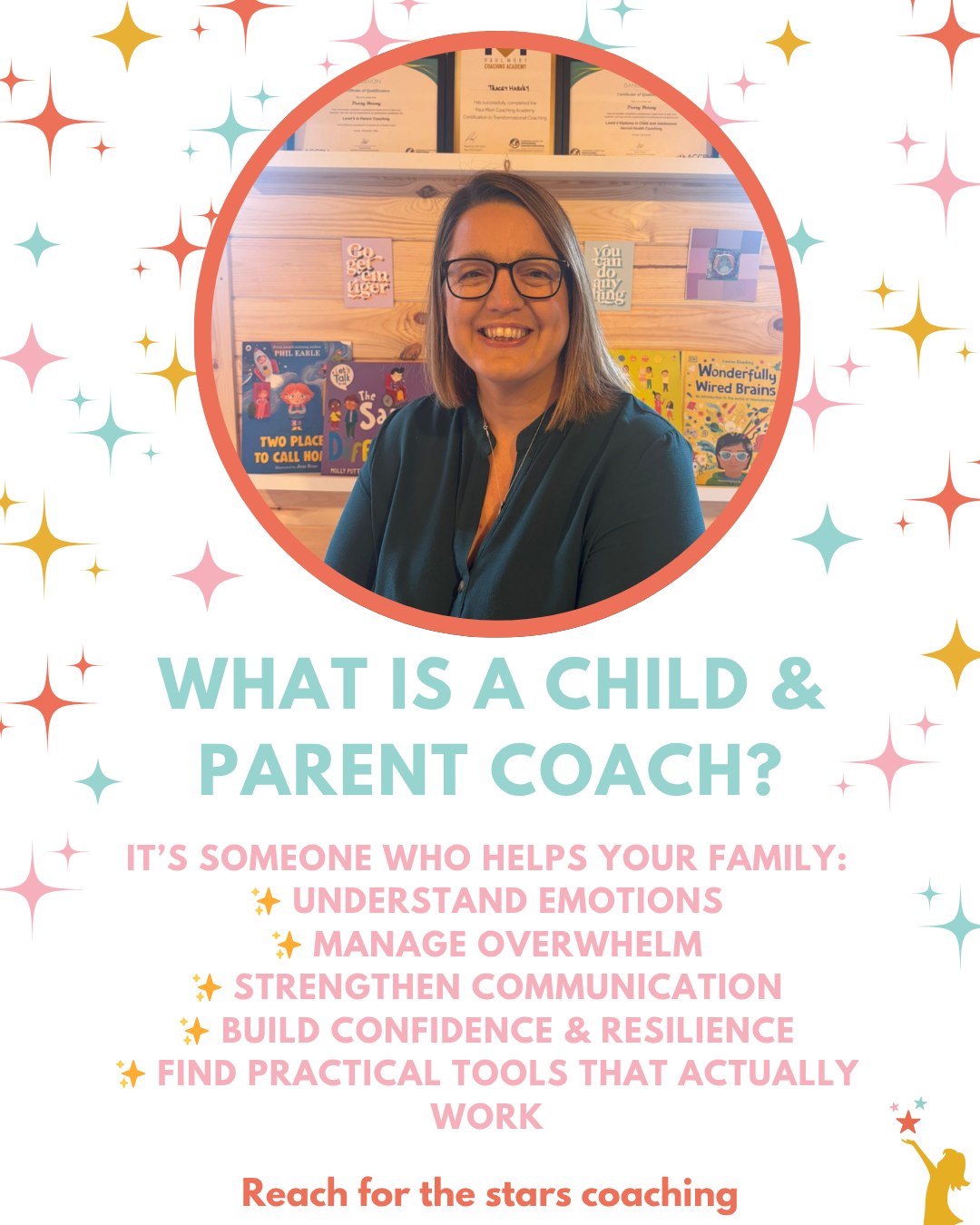 🌟 What is a Parent & Child Coach?
A coach is someone who walks alongside you and your child — helping you understand big emotions, build stronger connections, and support healthy communication at home.
It’s not therapy. It’s forward-focused guidance, practical tools, and a safe space to grow together.
At Reach for the Stars Coaching, I help families move from overwhelmed to empowered ✨
Contact me to book in your first session or to find out more about my services.
Tracey@reachforthestarscoaching.co.uk
#CoachingForKids #ReachForTheStarsCoaching #ParentingSupport #EmotionalWellbeing #ChildDevelopment #EmotionalRegulation #childrensmentalhealth #emotionalregulationforkids #ParentSupport #SensorySupport #smallbusinessowners #FamilyWellbeing #KentParents #CoachingBusiness #smallbusinesses #ConfidenceBuilding #smallbusinessuk #MentalHealthAwareness