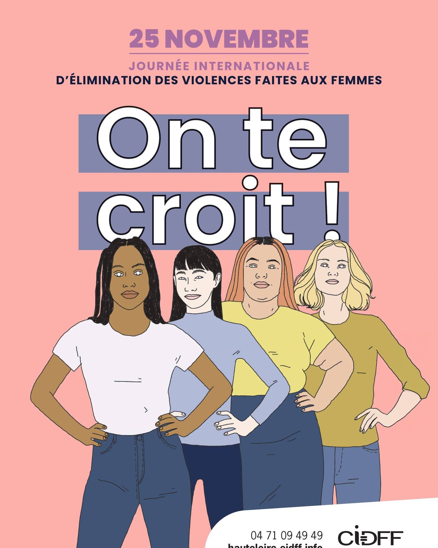 🎨 Jeu-concours jeunesse – “Le sexisme se paye l’affiche”
À toi de créer une affiche engagée, inspirée du style d’Anna Wanda Gogusey, pour lutter contre le sexisme et les violences.
Le CIDFF Haute-Loire invite les collégien·ne·s et lycéen·ne·s du département à prendre la parole ✊✨
Objectif : sensibiliser, faire réfléchir, dénoncer et encourager la mobilisation collective.
🗝 3 messages forts à mettre en avant :
🔹 Écouter et croire les victimes
🔹 Changer le regard sur les violences
🔹 Agir ensemble pour l’égalité
🖌 Laisse parler ta créativité, ton regard et ton engagement… et tente de remporter le concours !
Date limite : mercredi 19 novembre
A rendre auprès de l'accueil de la Mission Locale du Velay ou par mail à jordan.morin@mislocvelay.org