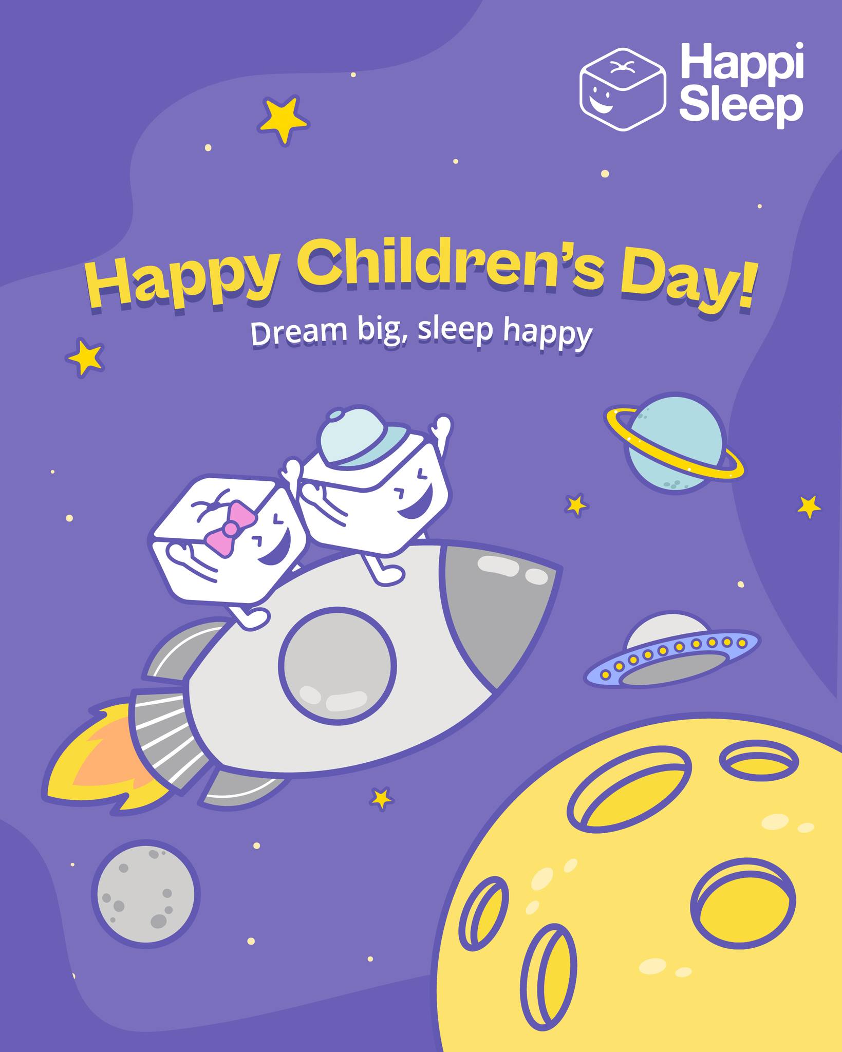 Every giggle, every dream — today’s all about them! 💫
Celebrate the joy of childhood with cosy cuddles, comfy sleep, and endless imagination.
Happy Children’s Day from Happi Sleep! 💛
#HappiSleep #DreamWithUs #ChildrensDay