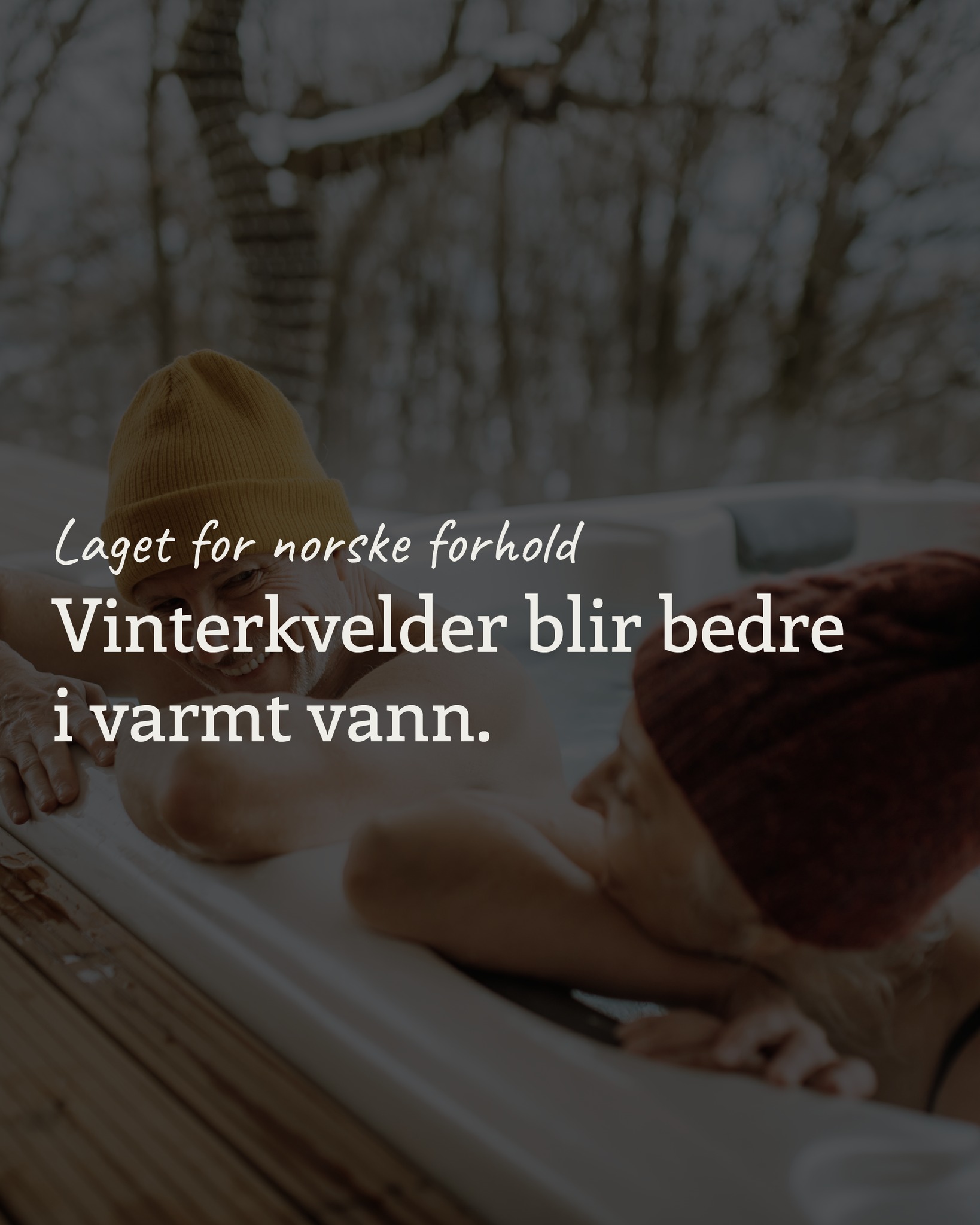 Nyt varmt vann, frisk luft og ro – hver dag, hele året.
Se våre spabad og kampanjer på westpool.no 🛁