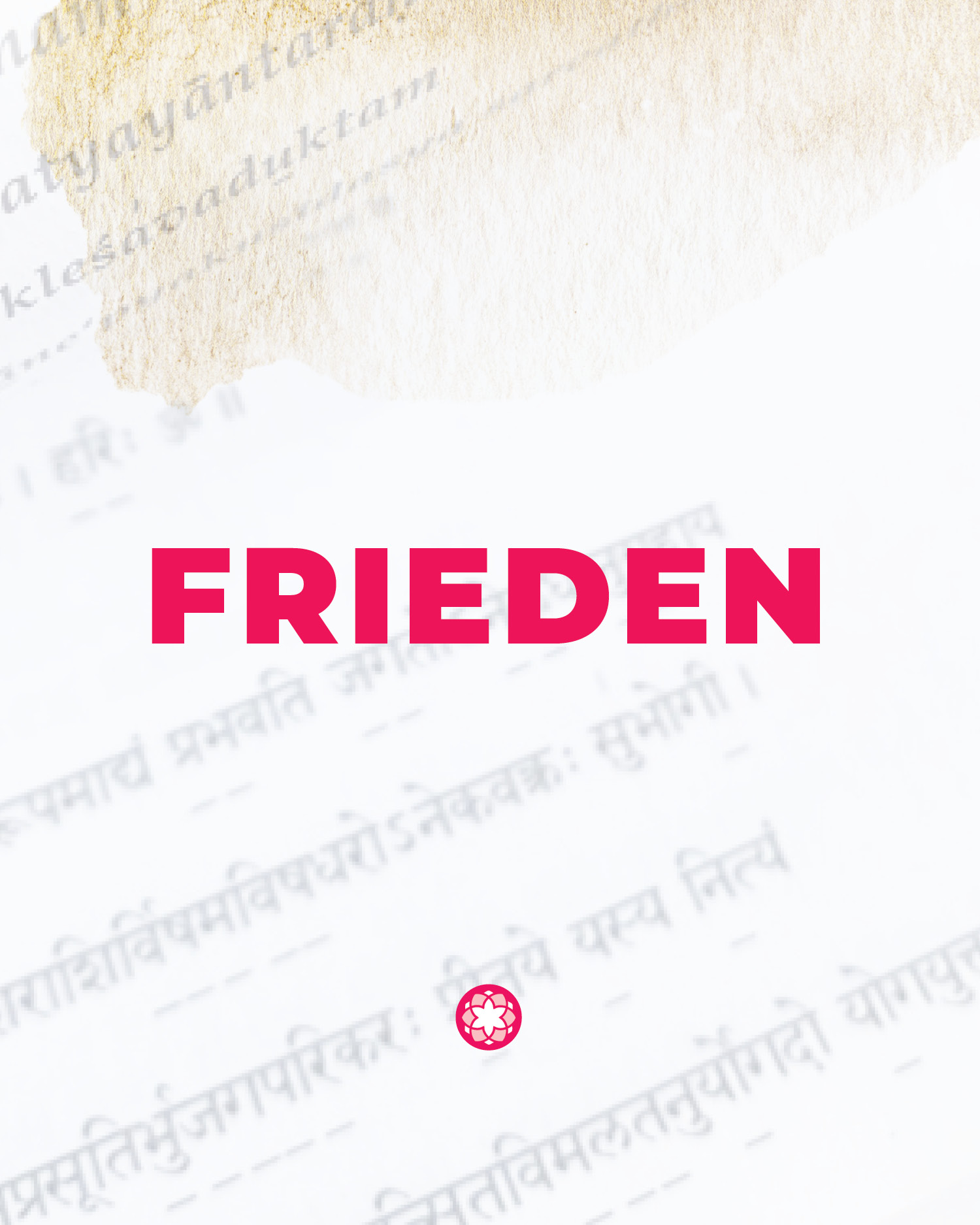 "Frieden ist letztlich das Ziel allen Yogas" - erklärt Krishna in er Bhagavad Gita
Wenn wir das erste SHANTI meistern, im Frieden mit uns selbst sind, können wir uns jede Friedensdemonstration sparen. Dann IST Frieden.
So einfach wäre es wenn genau das nicht so schwierig wäre!!! Das Gute ist, dass wir den wichtigsten Schlüssel für den Weltfrieden in unser eigenen Hand halten. Und es in unserer persönlichen Verantwortung liegt wie wir diesen Schlüssel einsetzen.
Frieden ist keine Utopie sondern gelebte Selbstverantwortung.
Let´s do it.